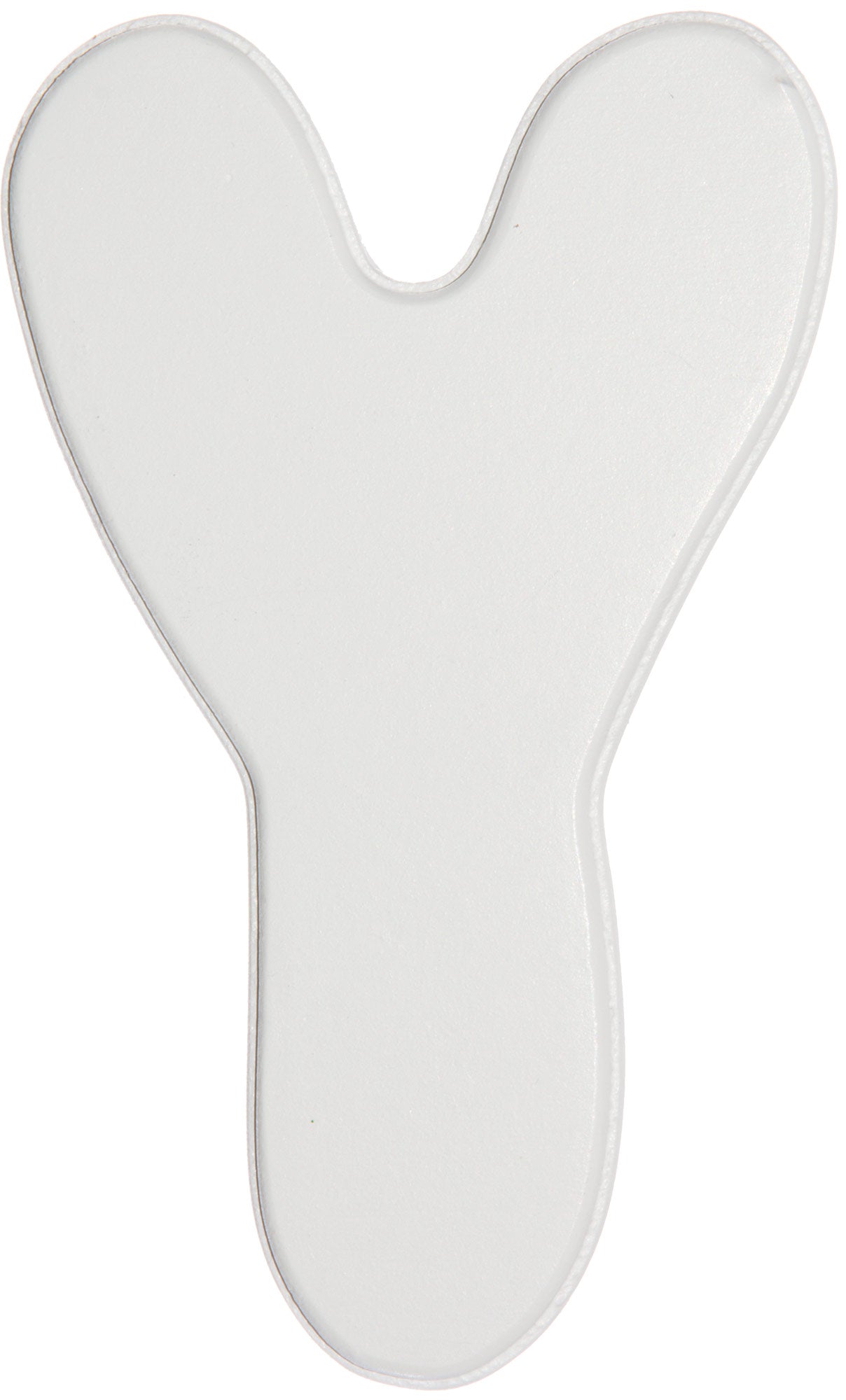 5" White Wood Letter- Baby Font: Y