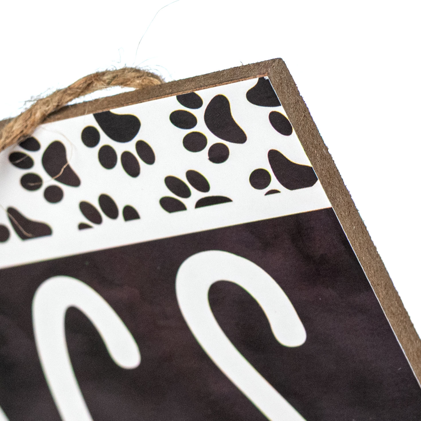 12" Wooden Sign: I Heart Dogs