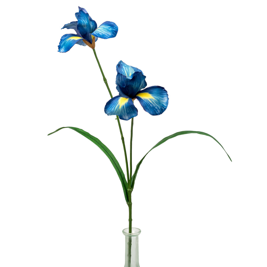 22" Wild Iris Spray: Blue