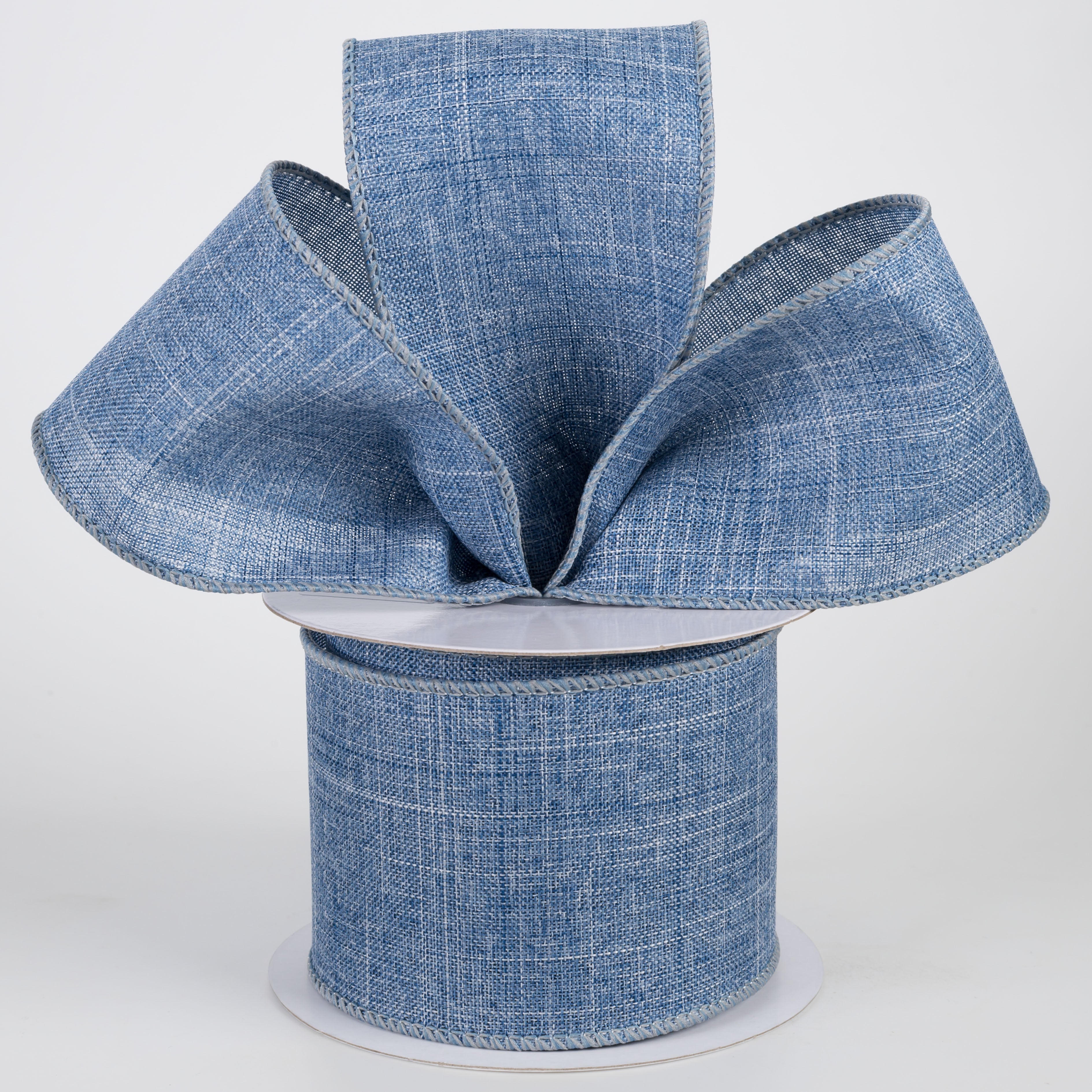 2.5" Royal Canvas Ribbon: Denim Blue (10 Yards)