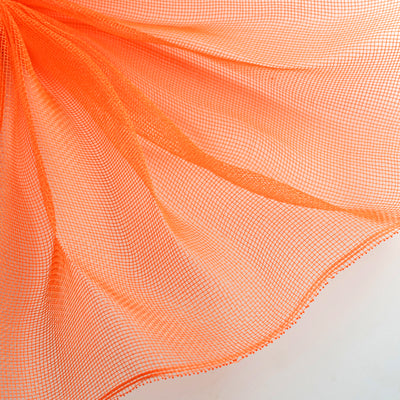 10" Fine Weave Deco Mesh: Orange