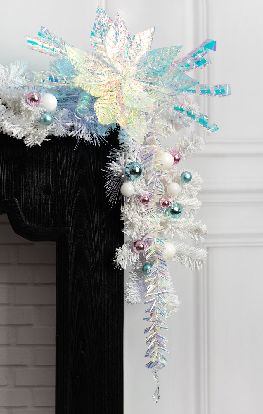 28" Iridescent Foil Icicle Ornament