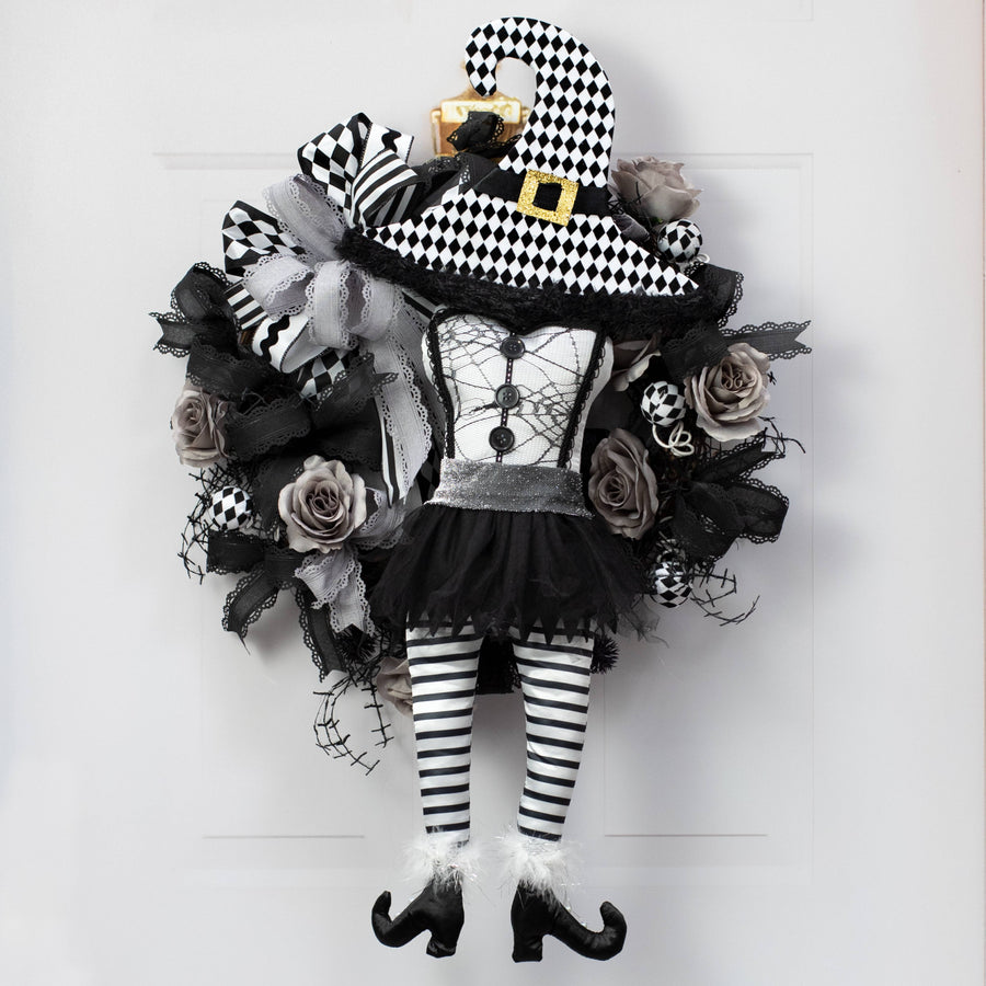 22" Mrs. Frankenstein Body: Black & White