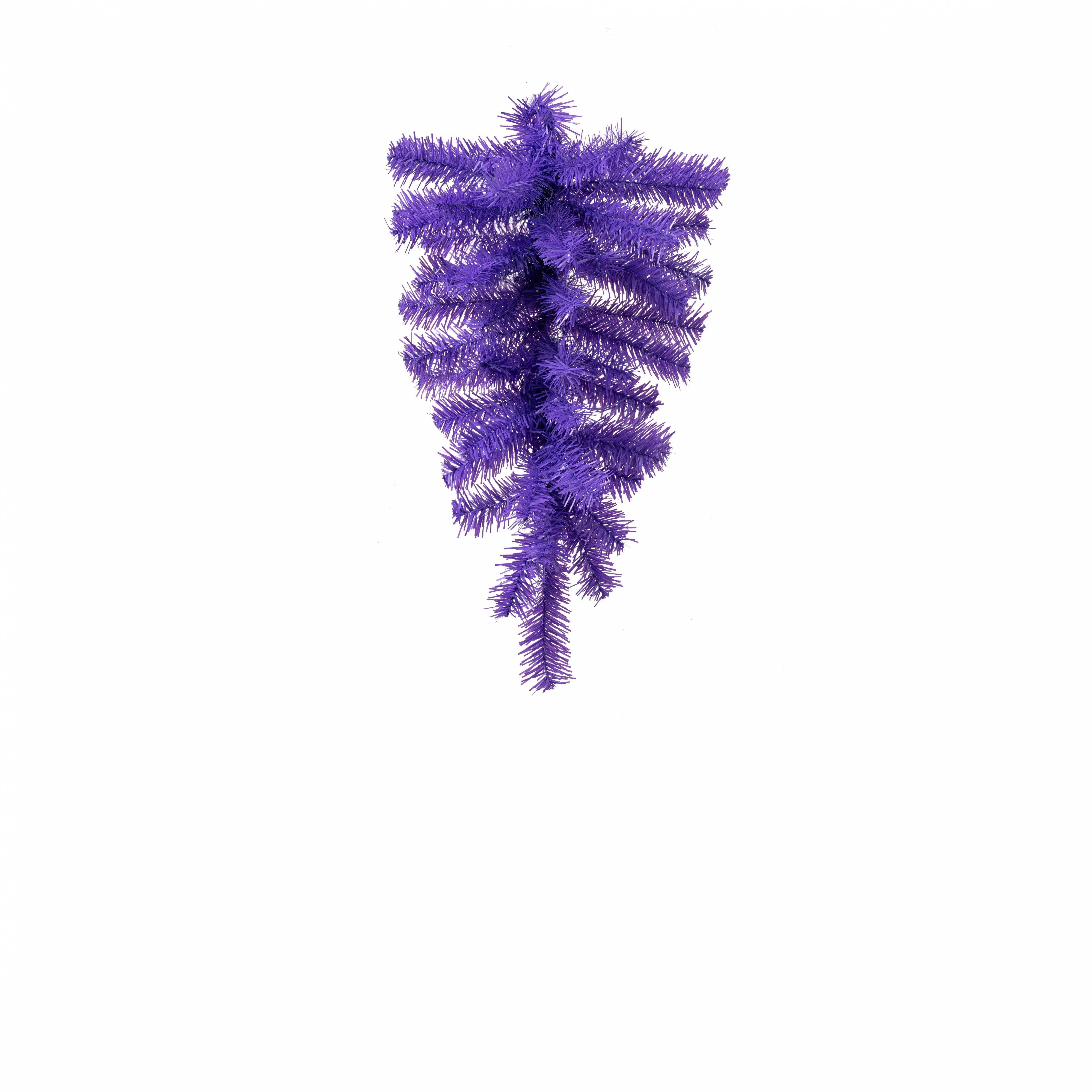 20" Pine Teardrop Swag: Purple (45 Tips)