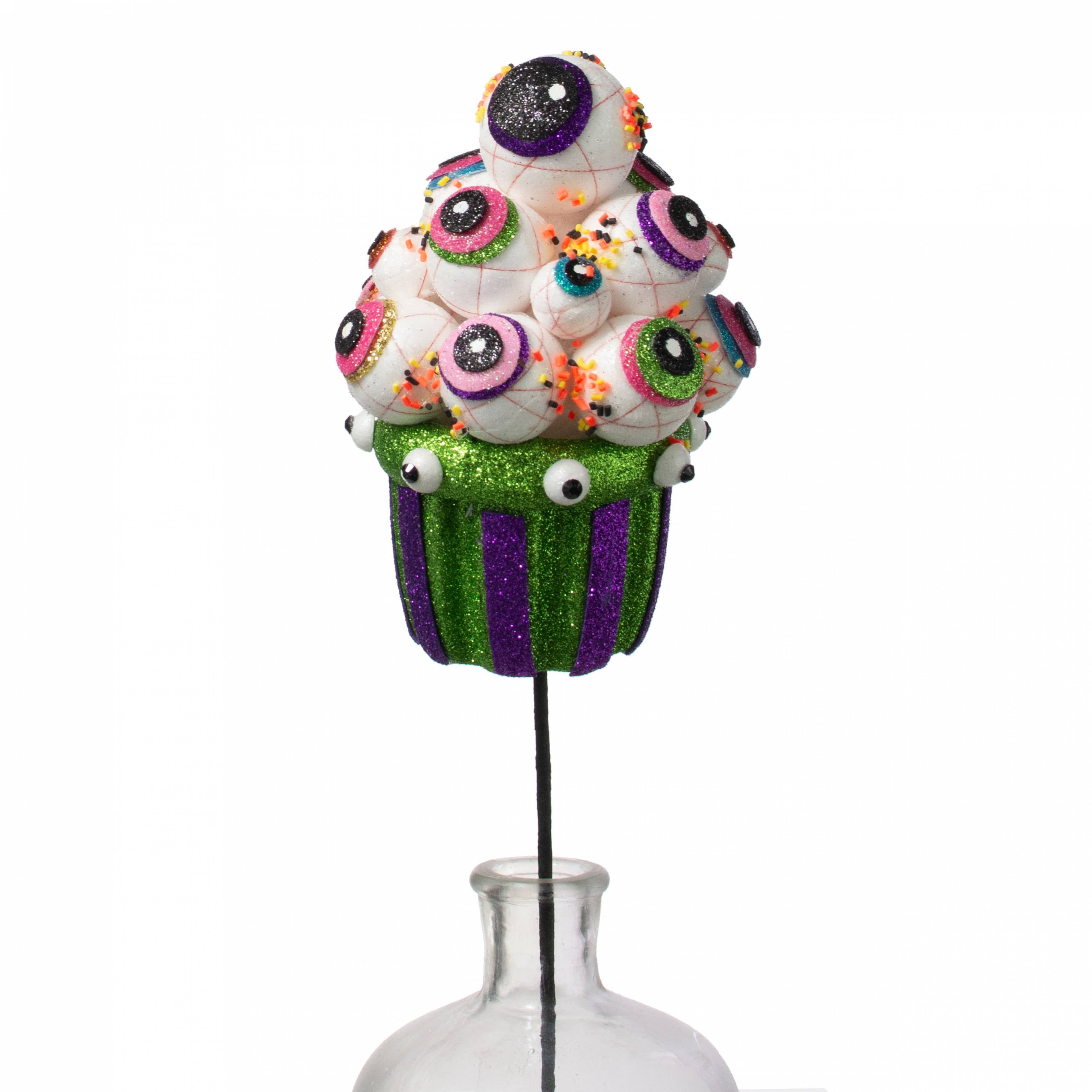 19" Halloween Eyeballs Cupcake Pick