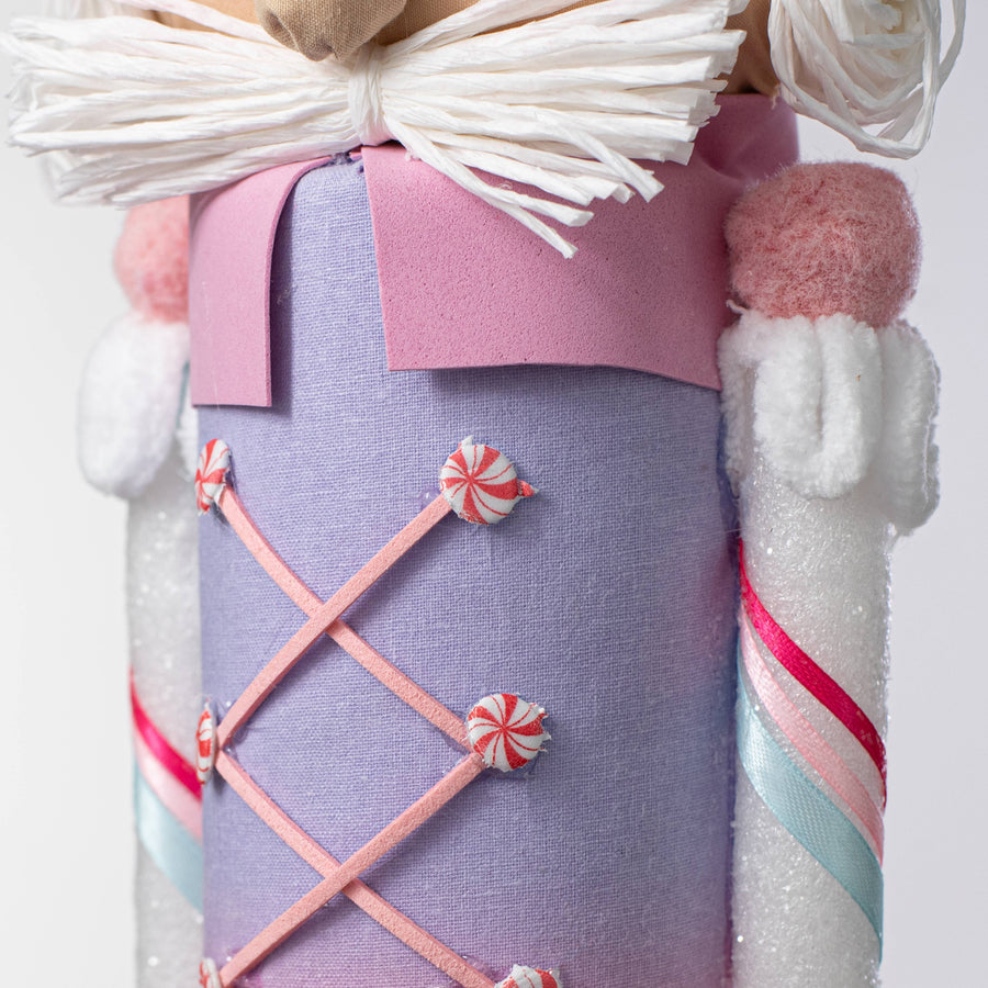 22" Nutcracker Figurine: Pastel Pink