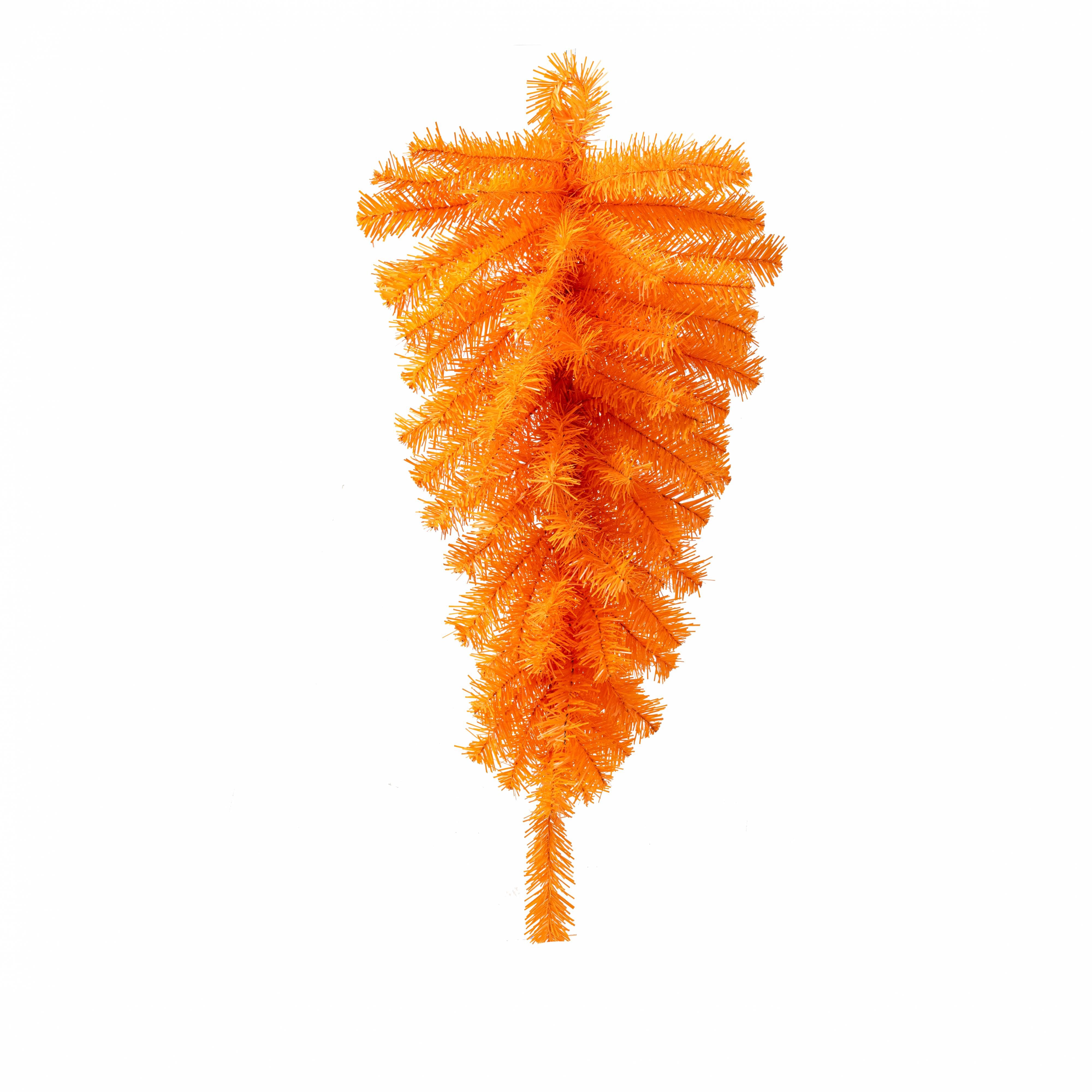 30" Pine Teardrop Swag: Orange (70 Tips)