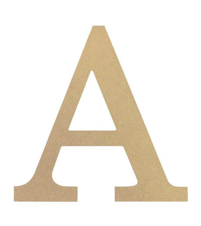 10" Decorative Wood Letter: A