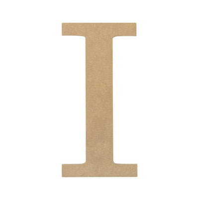 10" Decorative Wood Letter: I