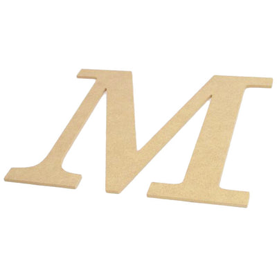 10" Decorative Wood Letter: M