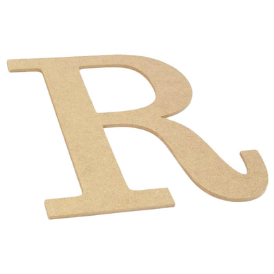 10" Decorative Wood Letter: R