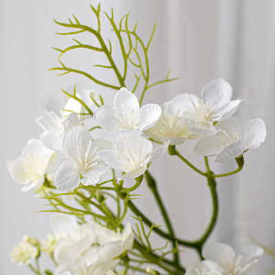 16" Mini Wildflower Bundle: Cream White