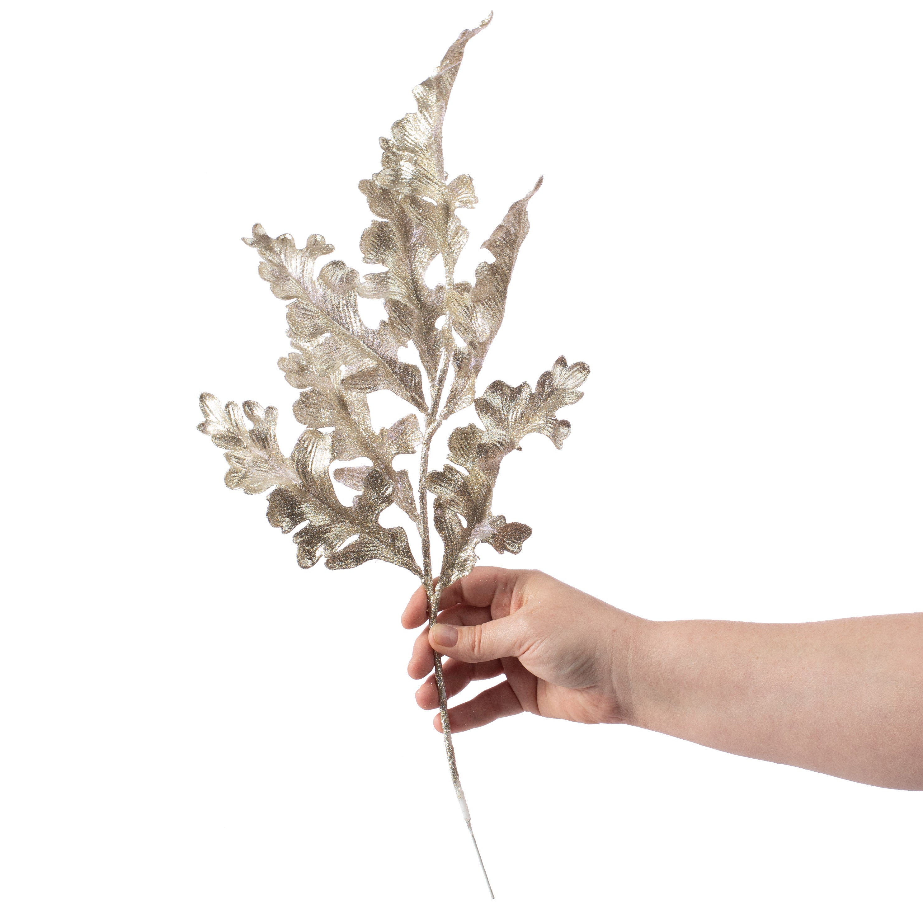 20" Acanthus Spray: Platinum detail photo 3