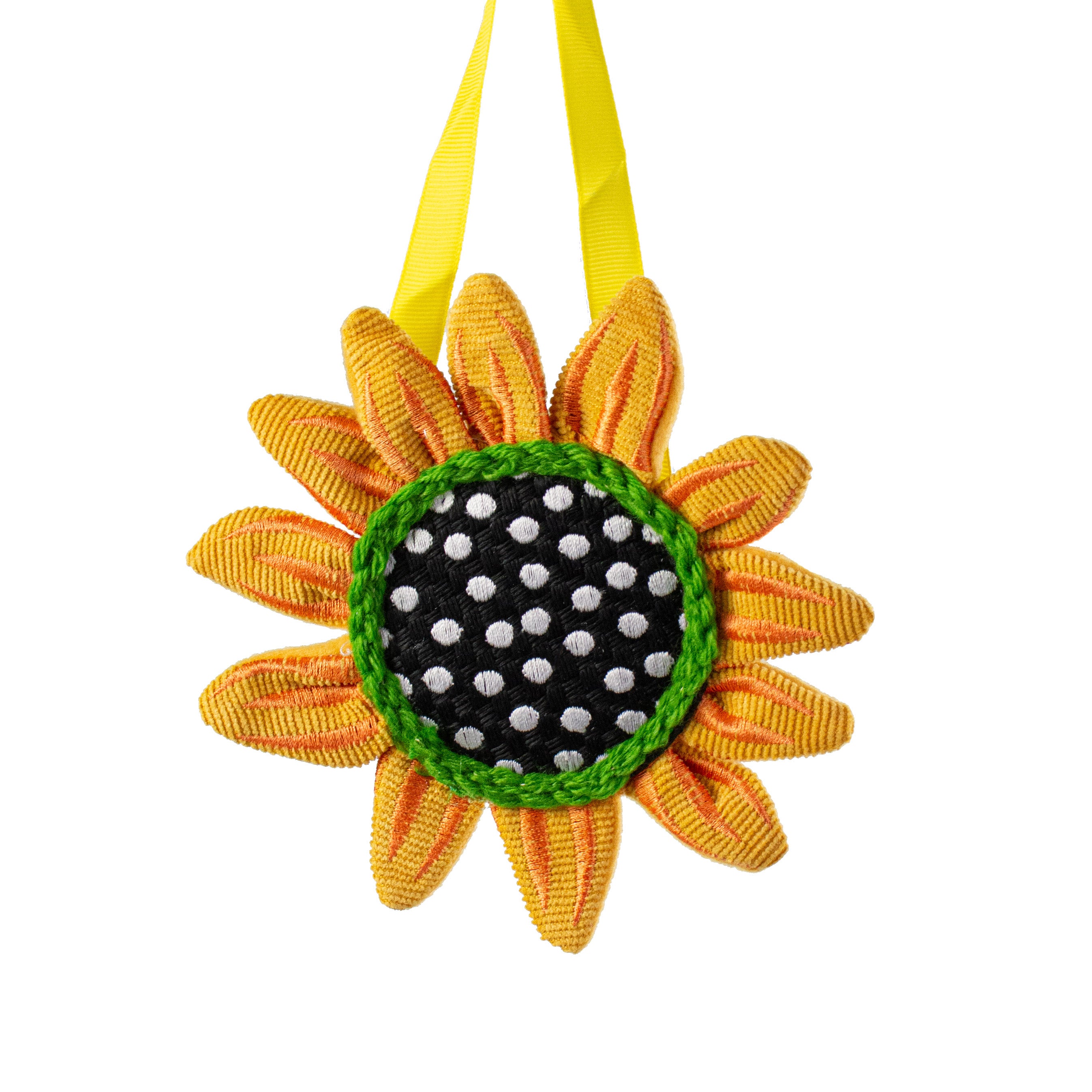 6" Adorables Fabric Sunflower Ornament Item Number: 4219