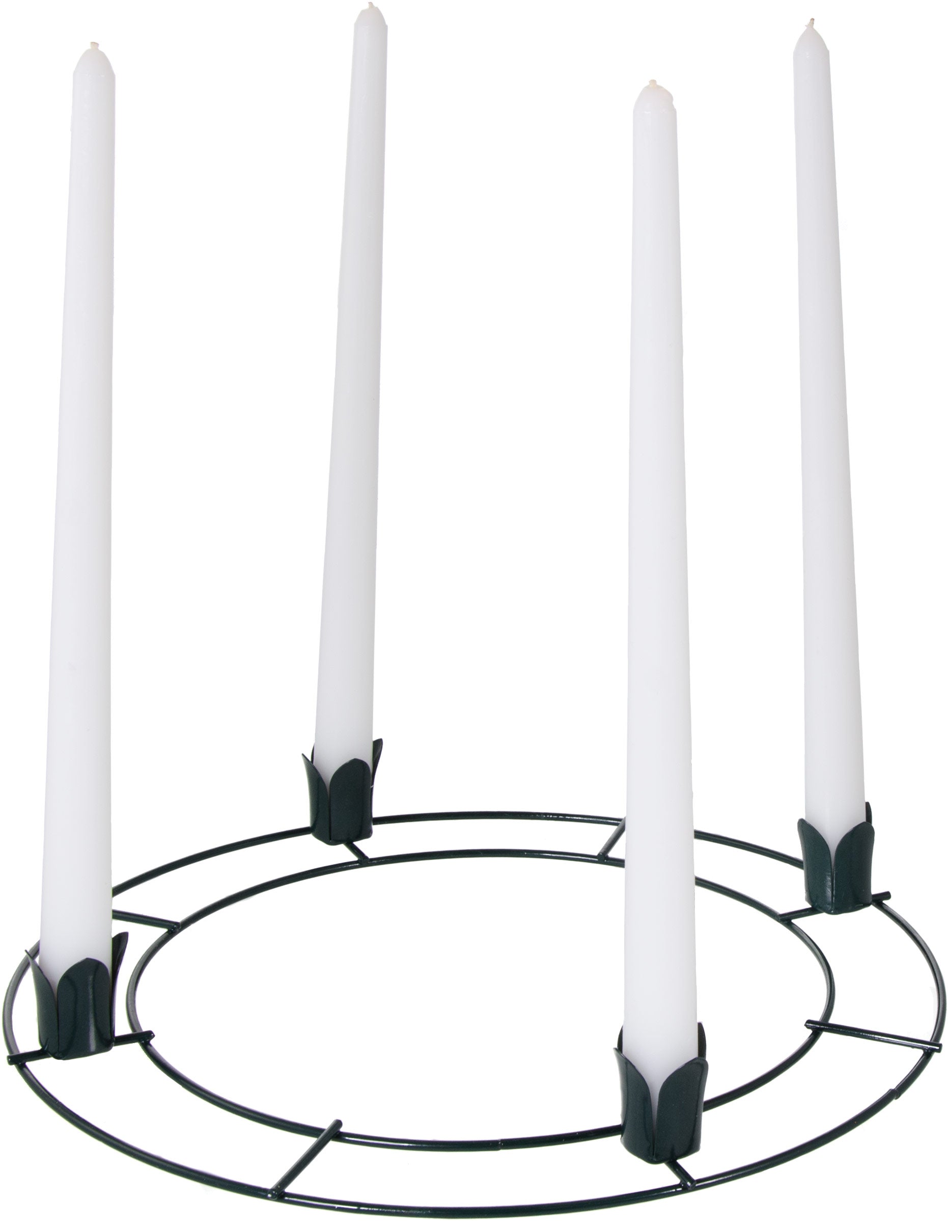 12" Advent Wire Wreath Frame: Green Lifestyle Photo