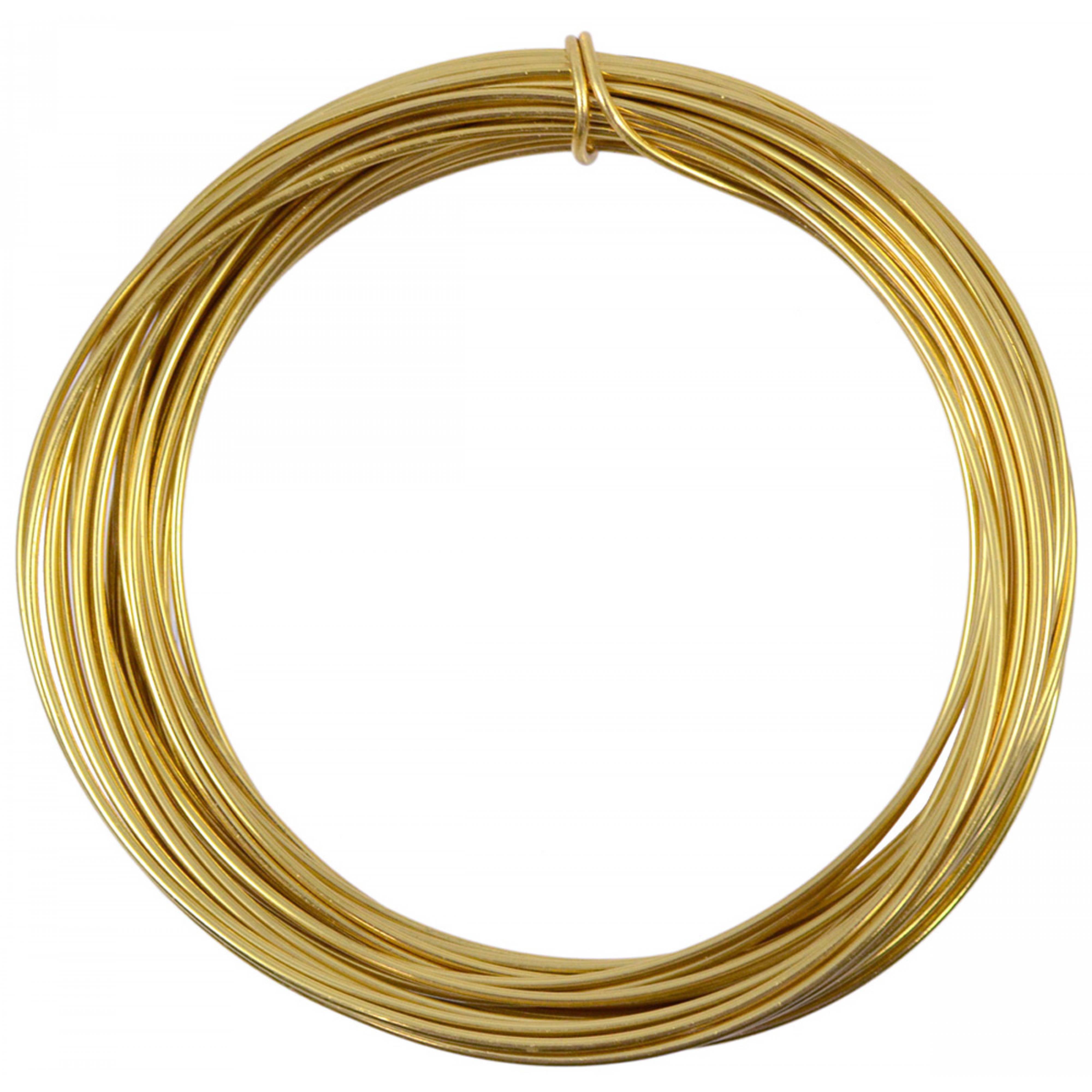 Aluminum Craft Wire 2MM: Gold (13 Yards) Item Number: MT103108