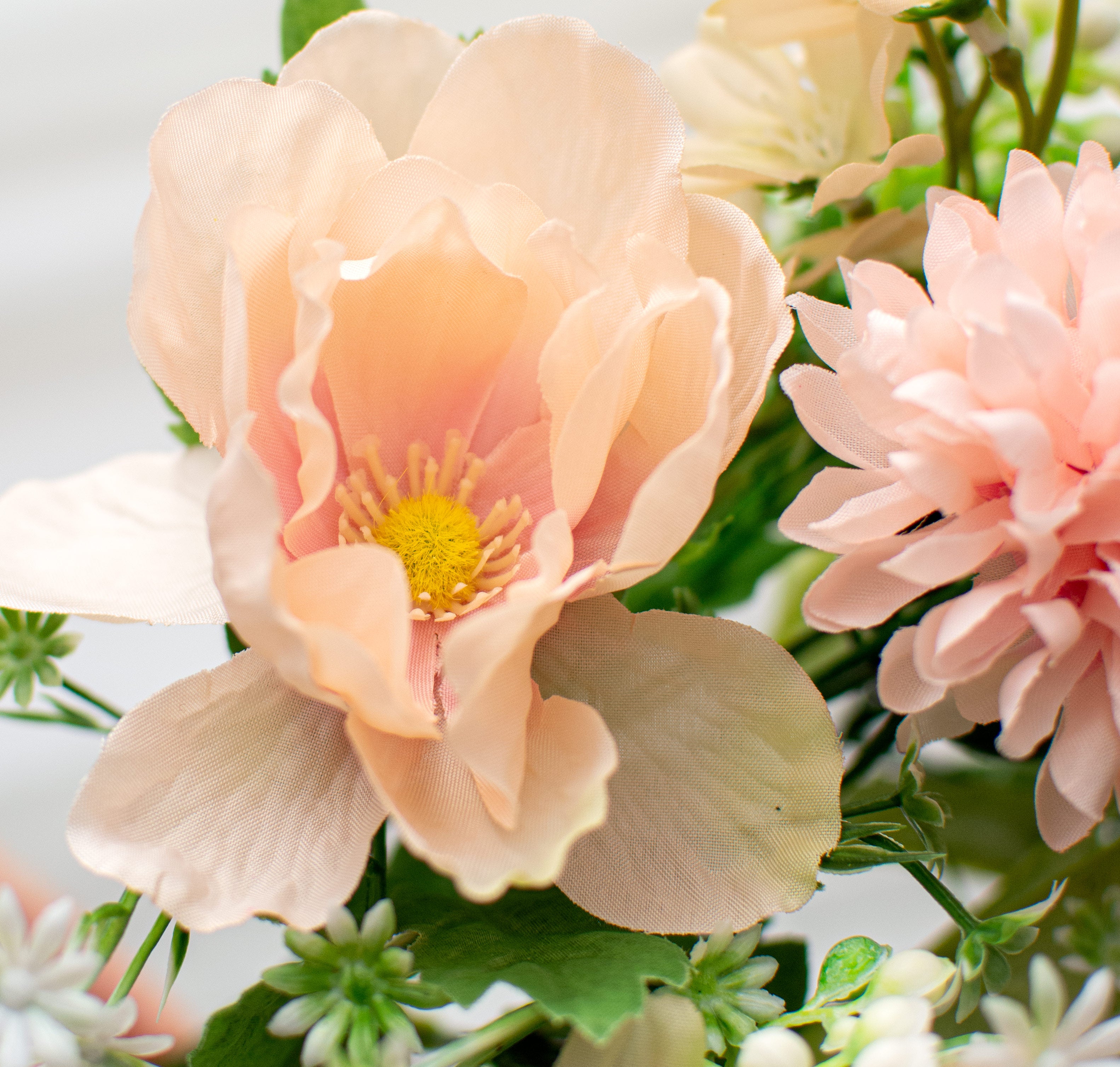 13" Anemone Mum Bush: Pink & Blush Lifestyle Photo