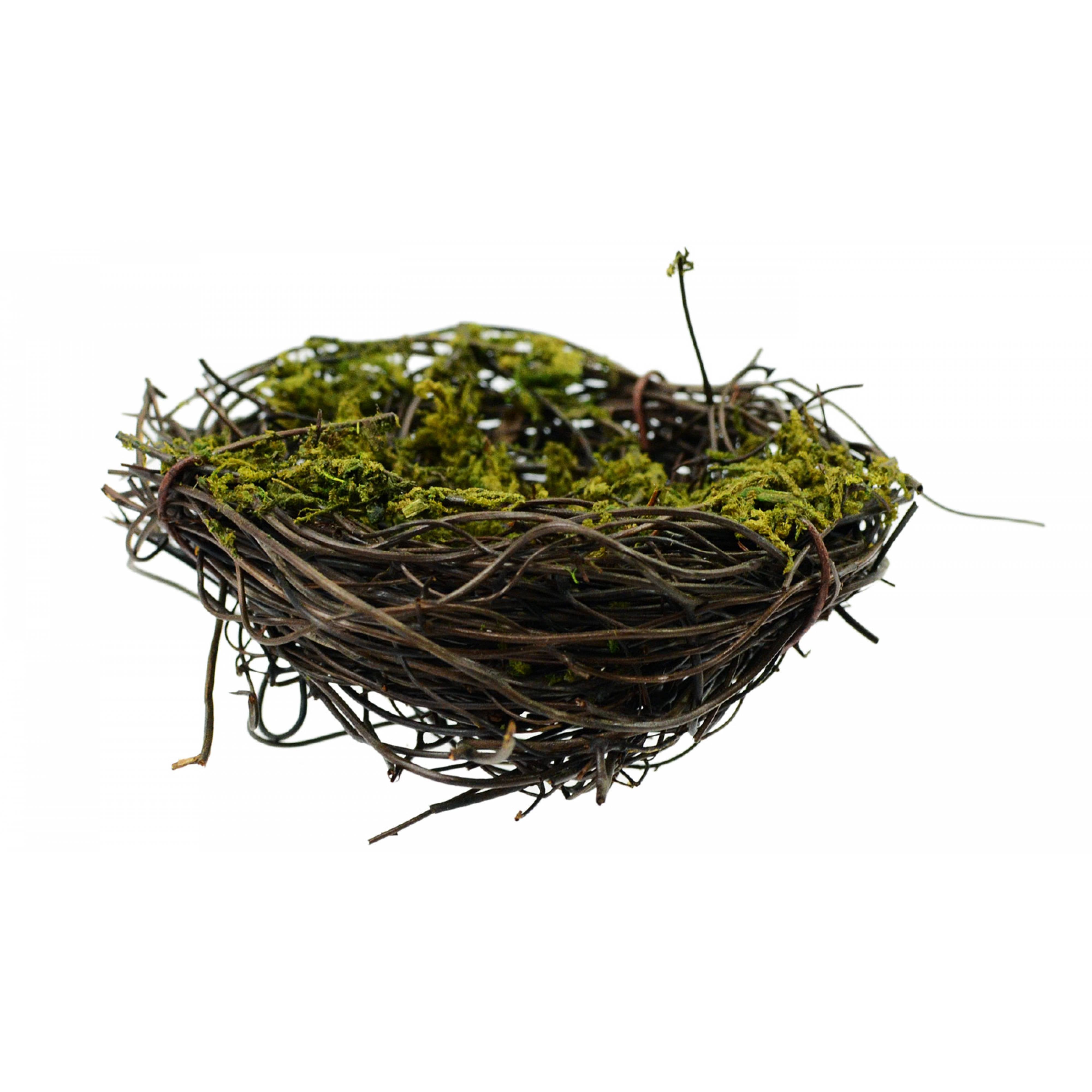 3" Angel Vine Mossy Bird Nest Item Number: KX2407H9