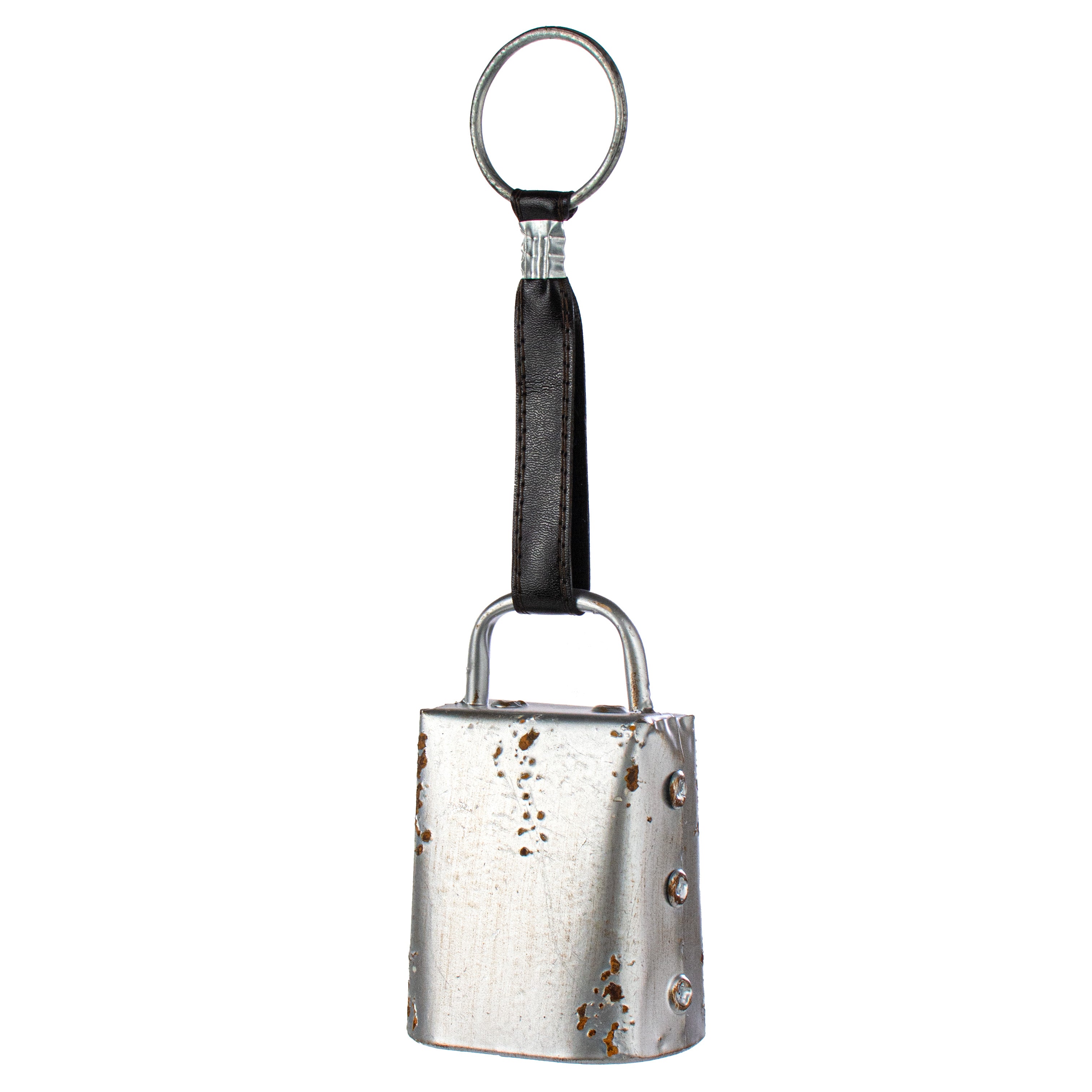 4" Antique Cowbell Ornament: Silver Item Number: M9993