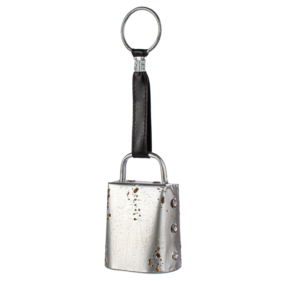 4" Antique Cowbell Ornament: Silver Item Number: M9993