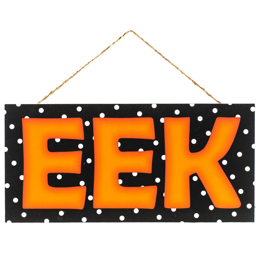 12" Wooden Sign: Bold EEK