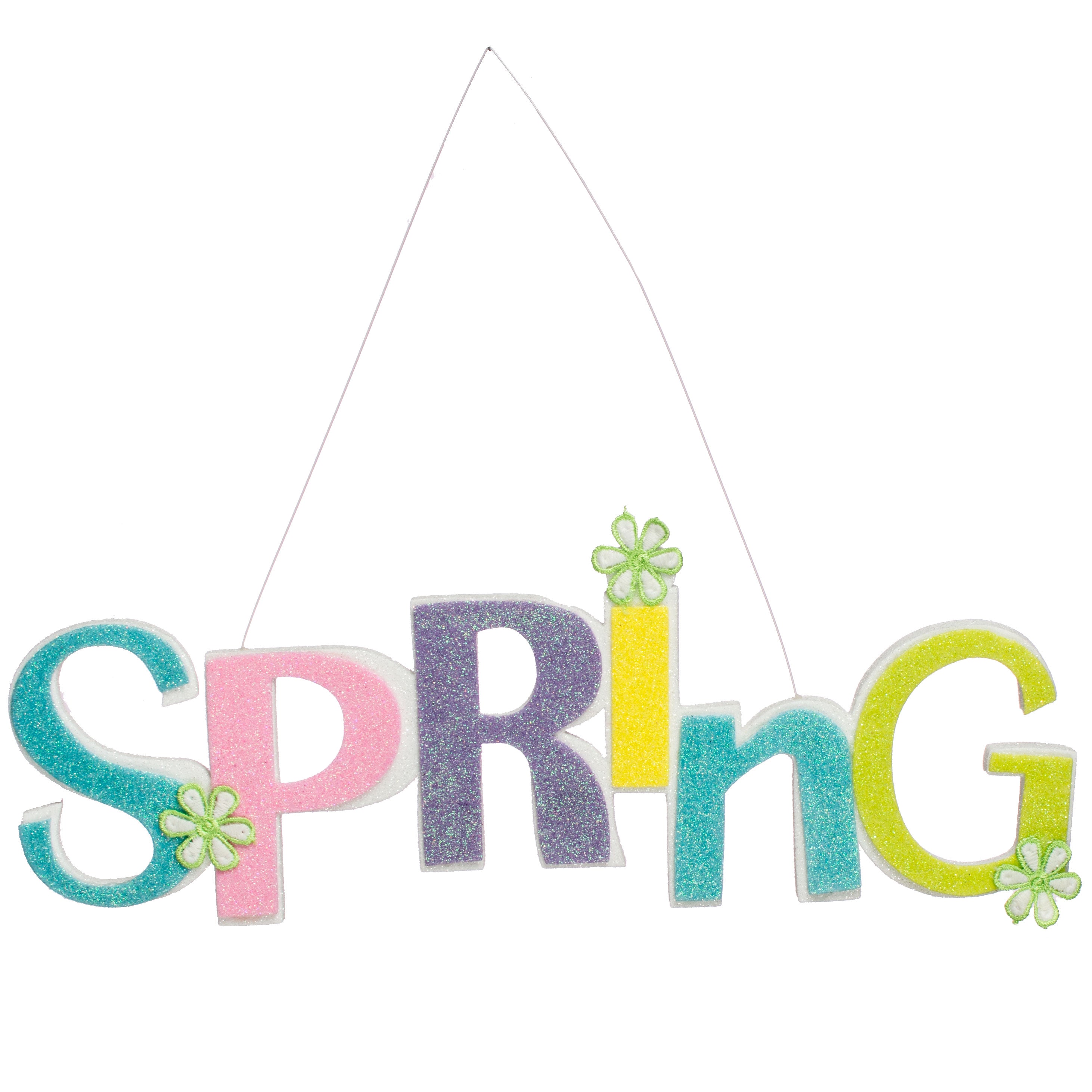 14" Appliqué Spring Cutout Sign Item Number: 62141SP