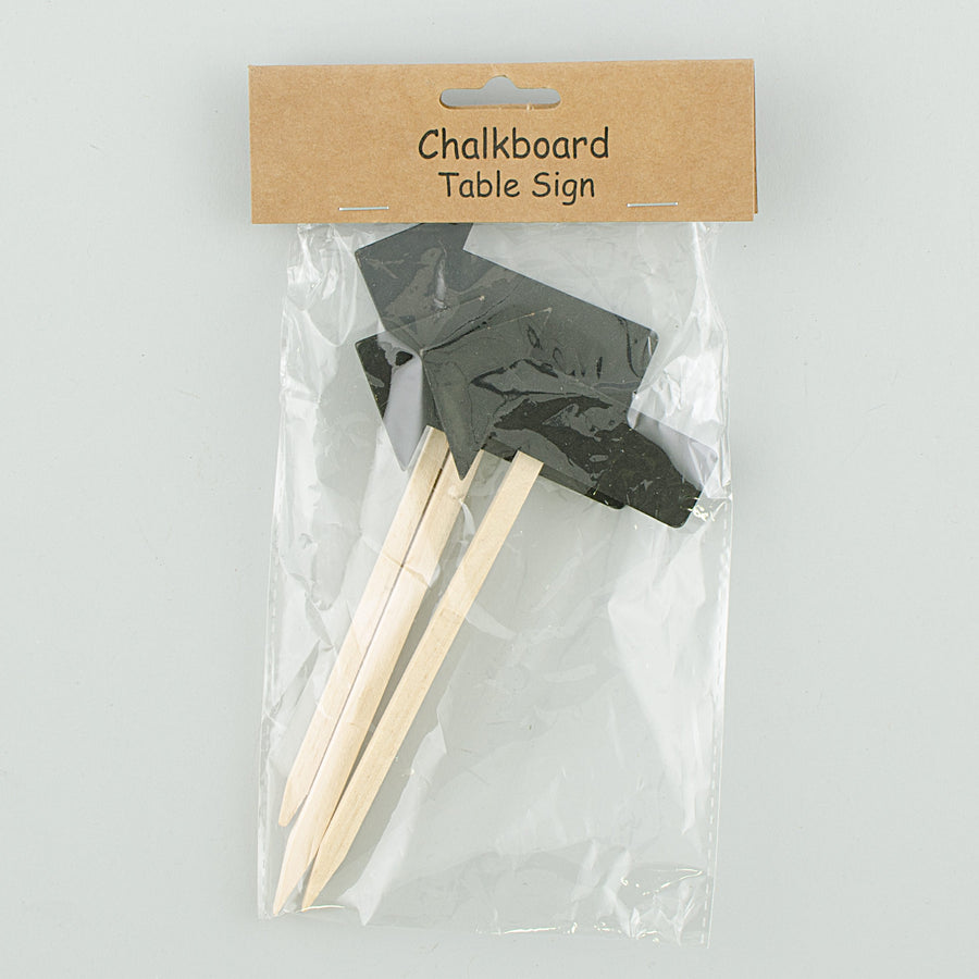 6" Arrow Wooden Chalkboard Picks (3) detail photo 3