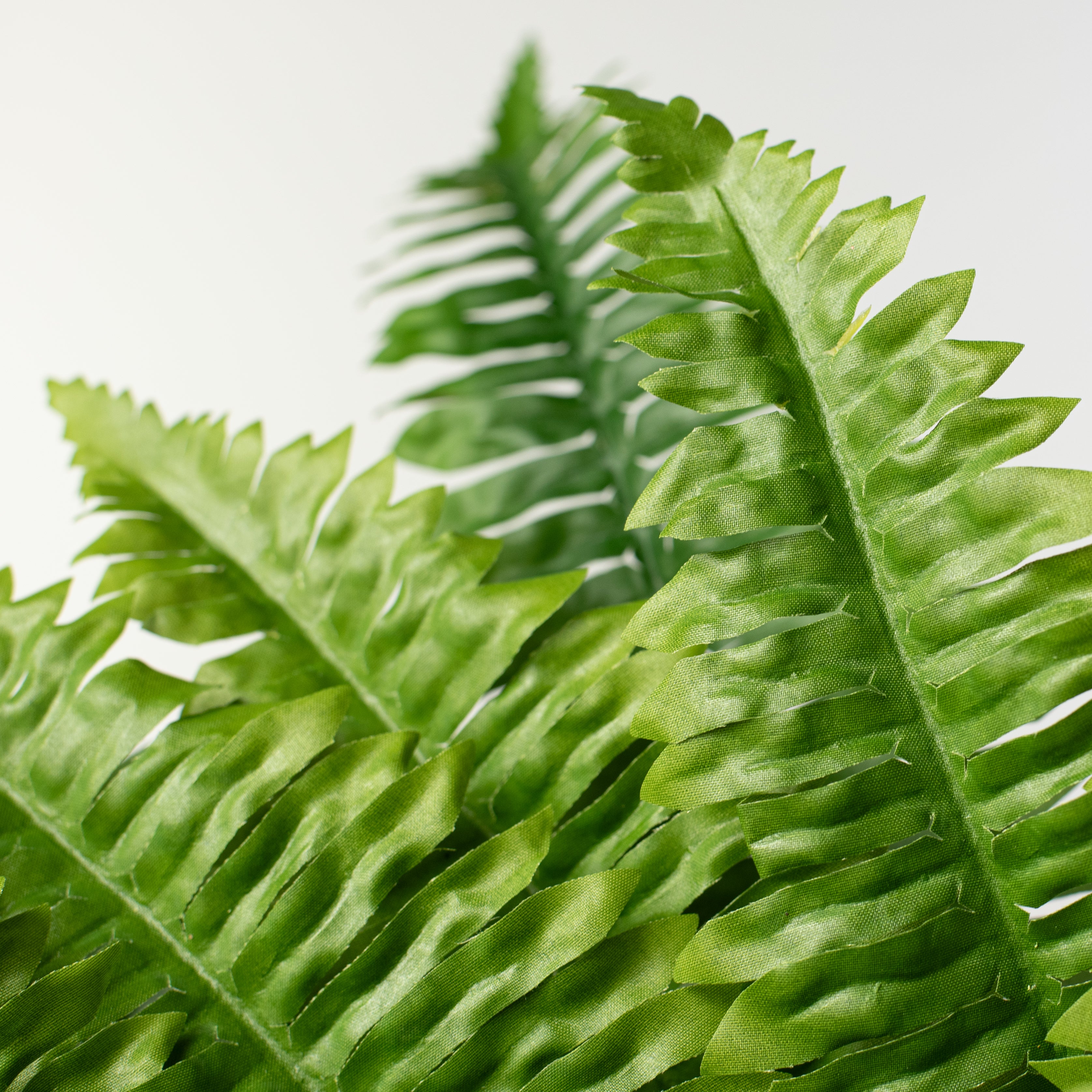 26" Artificial Boston Fern Bush detail photo 3