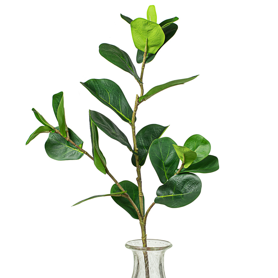 28" Artificial Fiddle Leaf Fig Branch/Spray Item Number: 288243