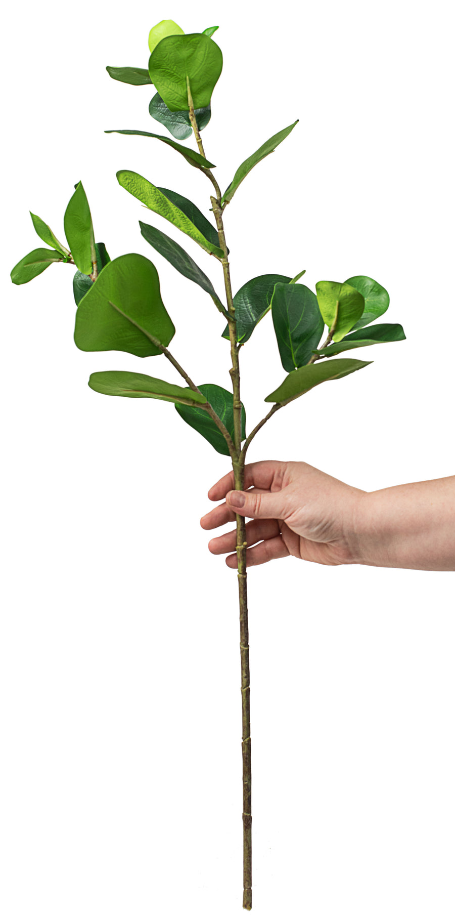 28" Artificial Fiddle Leaf Fig Branch/Spray detail photo 3