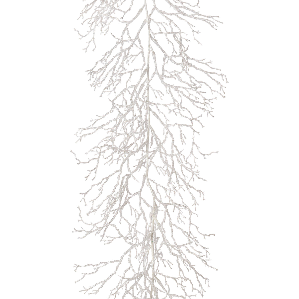 6' Artificial Twig Garland: Pearlized White Item Number: XX9386
