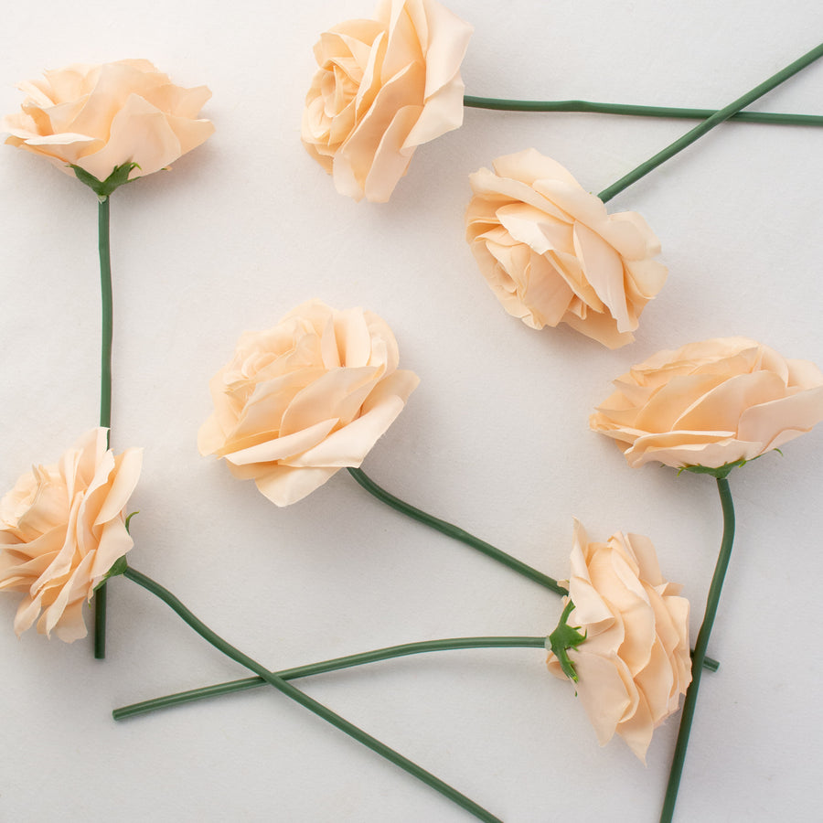 12" Ashley Rose Bouquet (7): Blush Lifestyle Photo