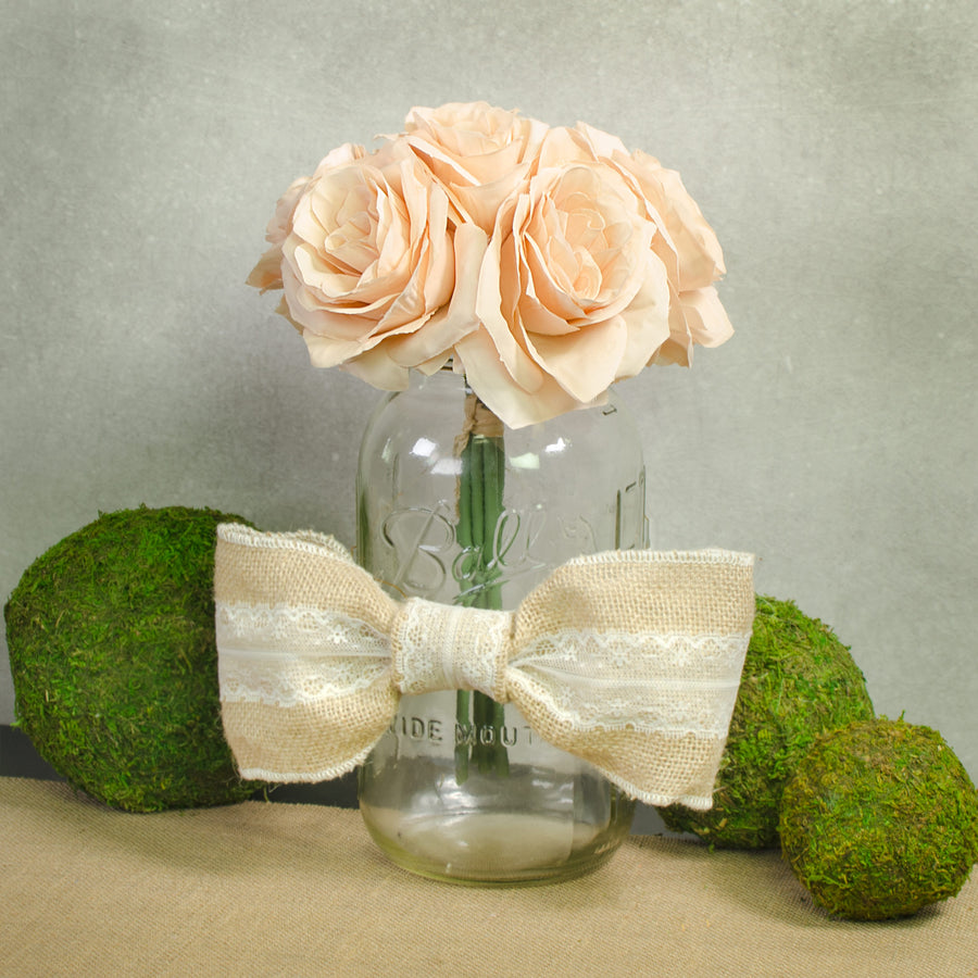 12" Ashley Rose Bouquet (7): Blush detail photo 4