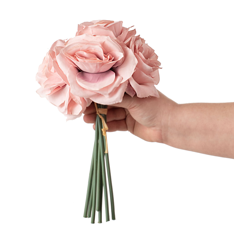 12" Ashley Rose Bouquet: Dusty Pink Lifestyle Photo