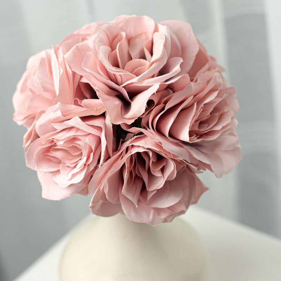 12" Ashley Rose Bouquet: Dusty Pink Item Number: 30399DTPK