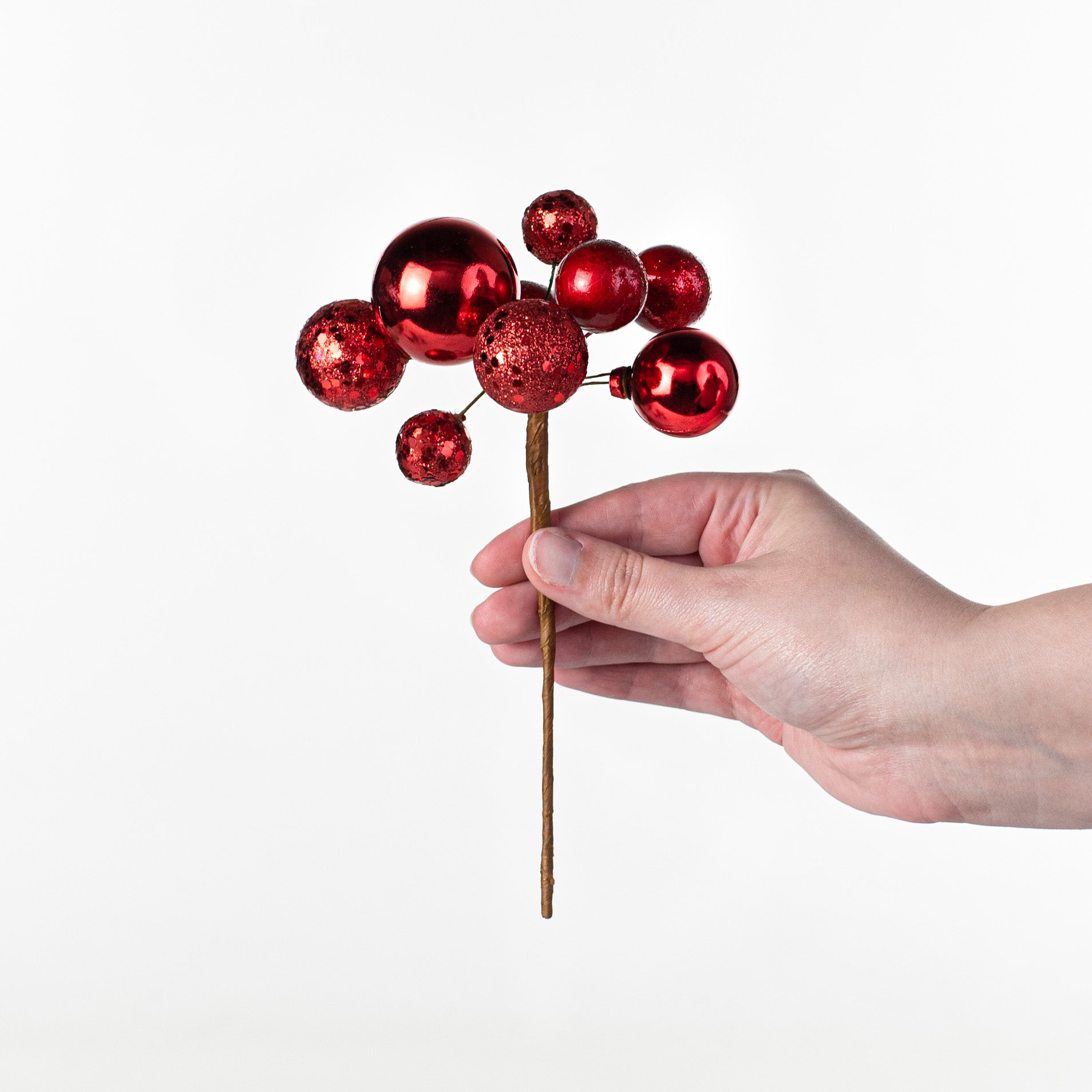 8" Assorted Ball Pick: Red (24) detail photo 3