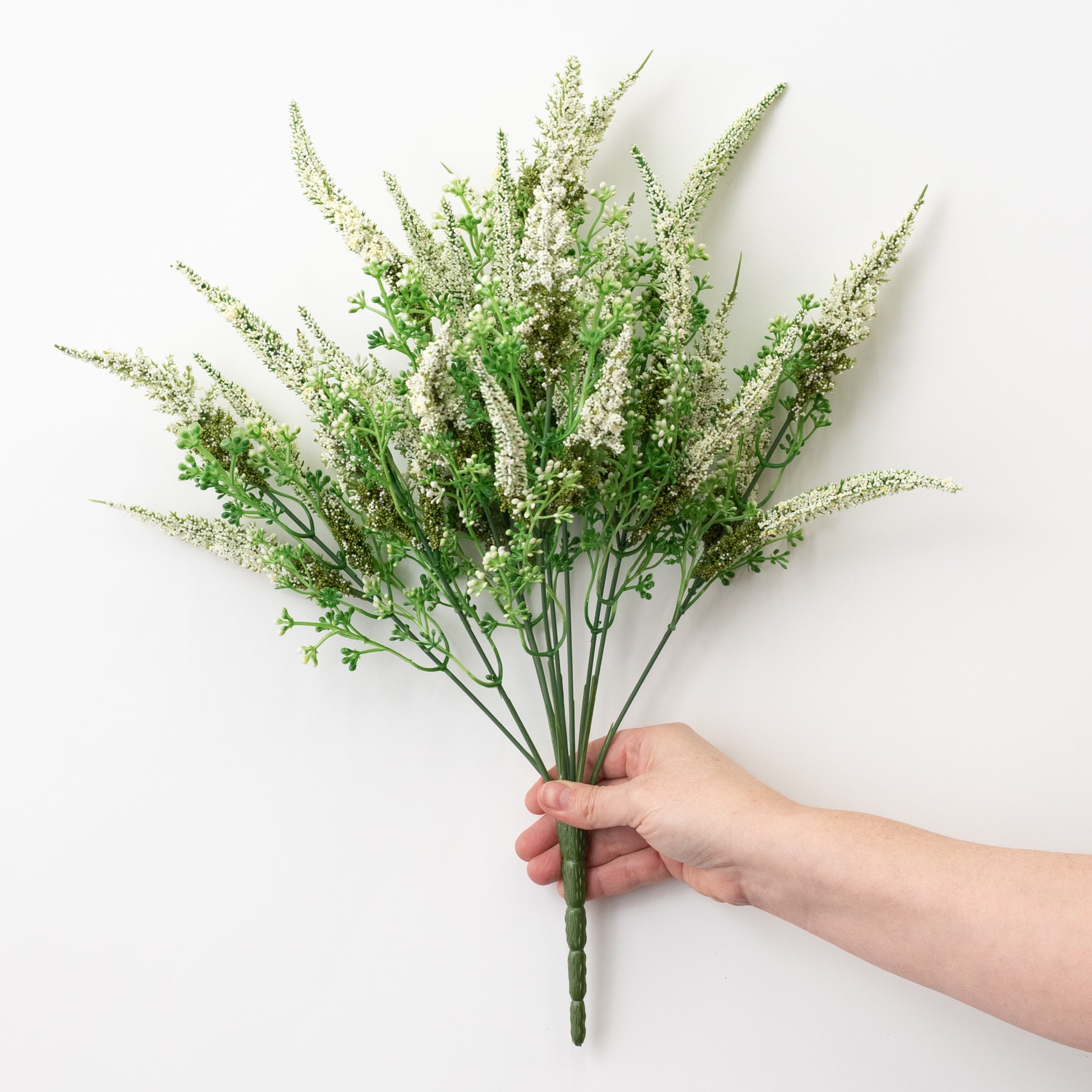20" Astilbe Flower Bush: Cream detail photo 3
