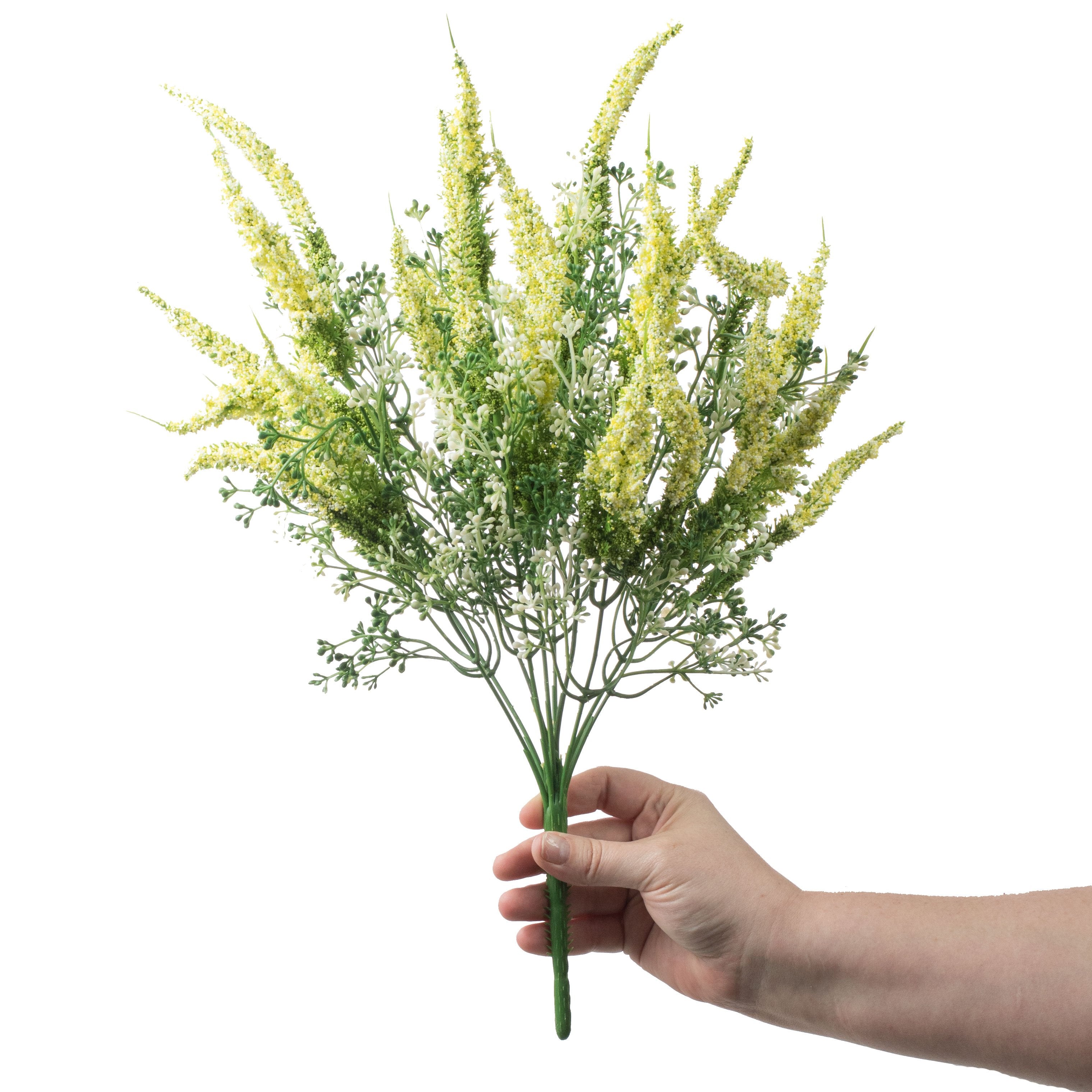 20" Astilbe Flower Bush: Yellow Lifestyle Photo
