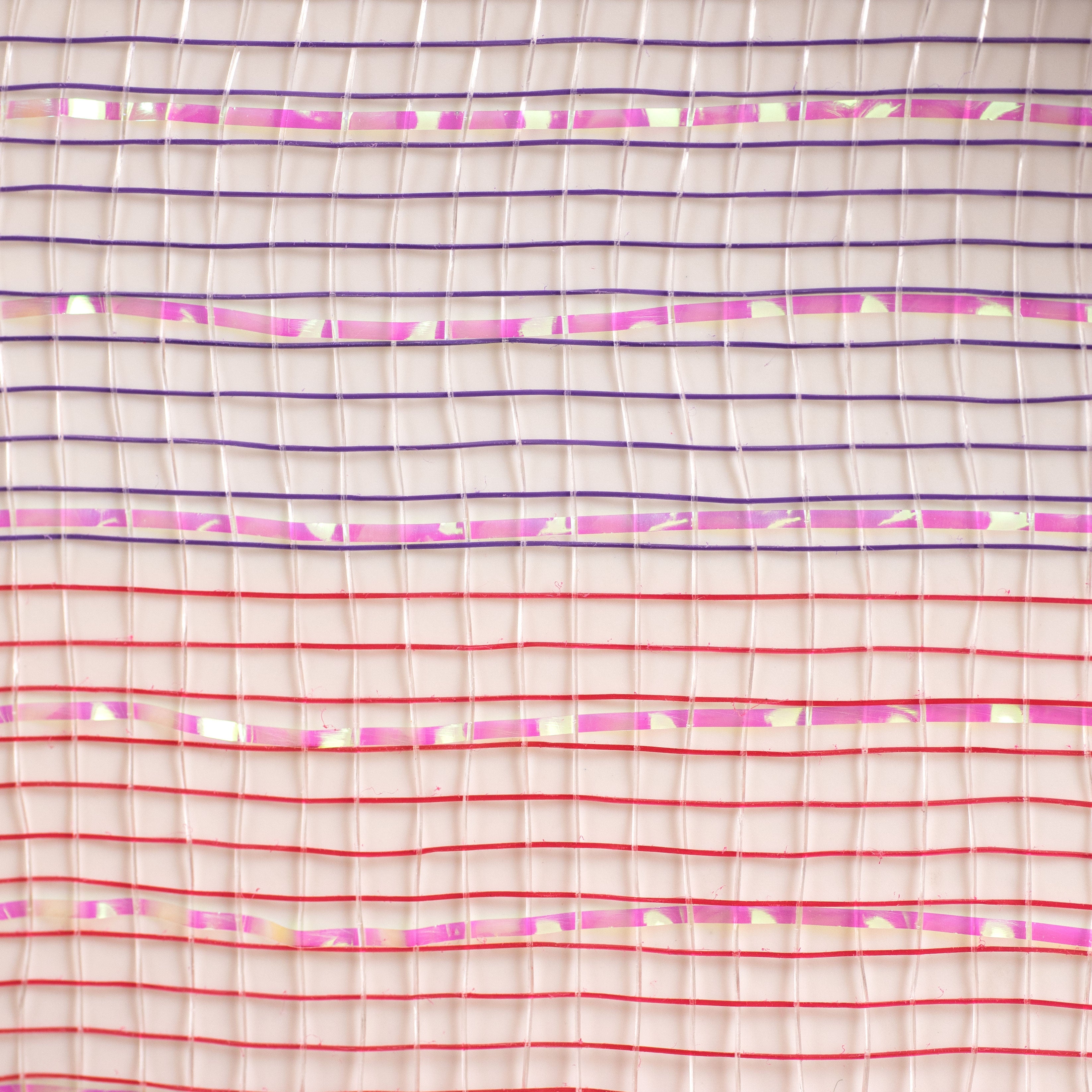 21" Iridescent Metallic Mesh: Rainbow (10 Yards)