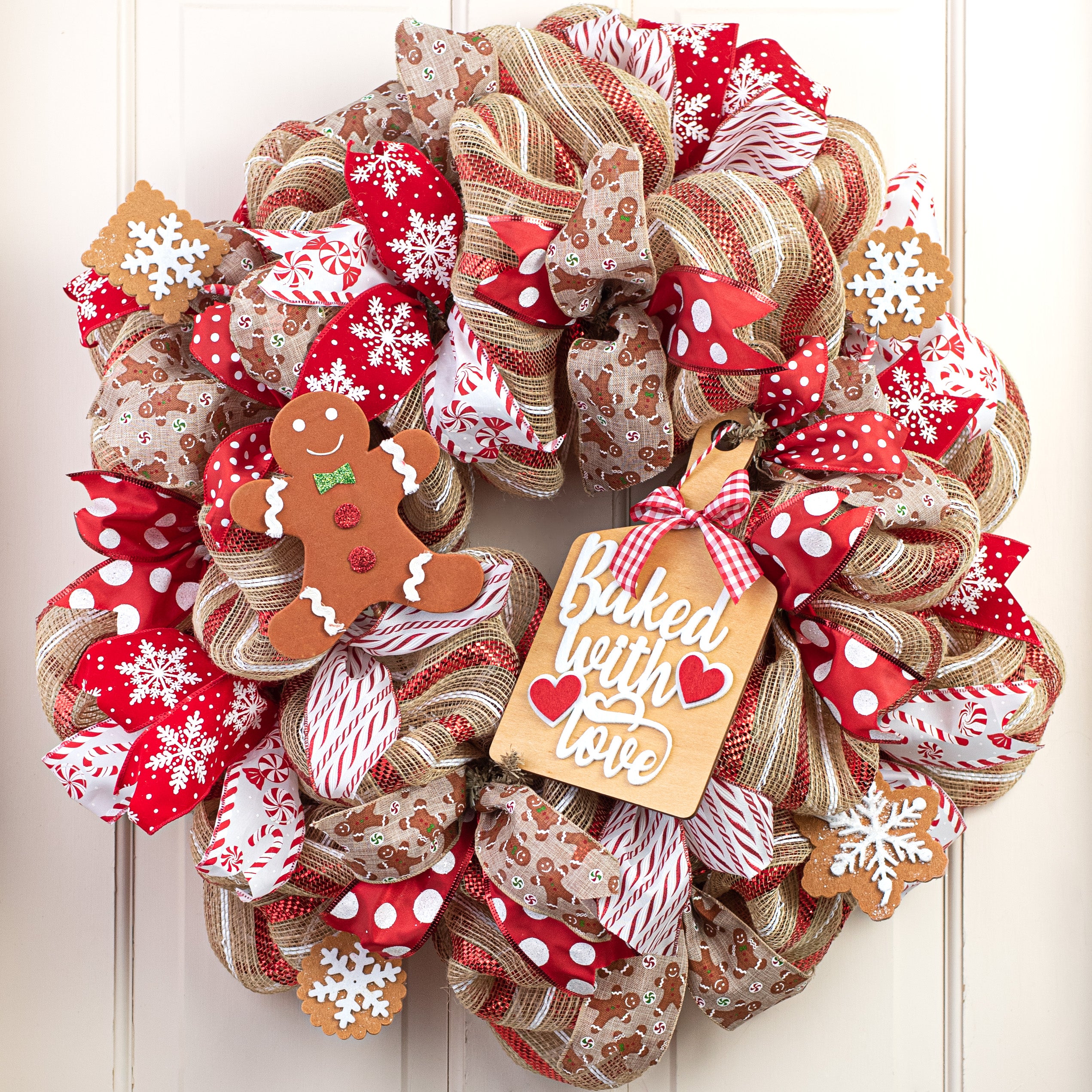 10" Baked with Love Chop Board Ornament Lifestyle Photo