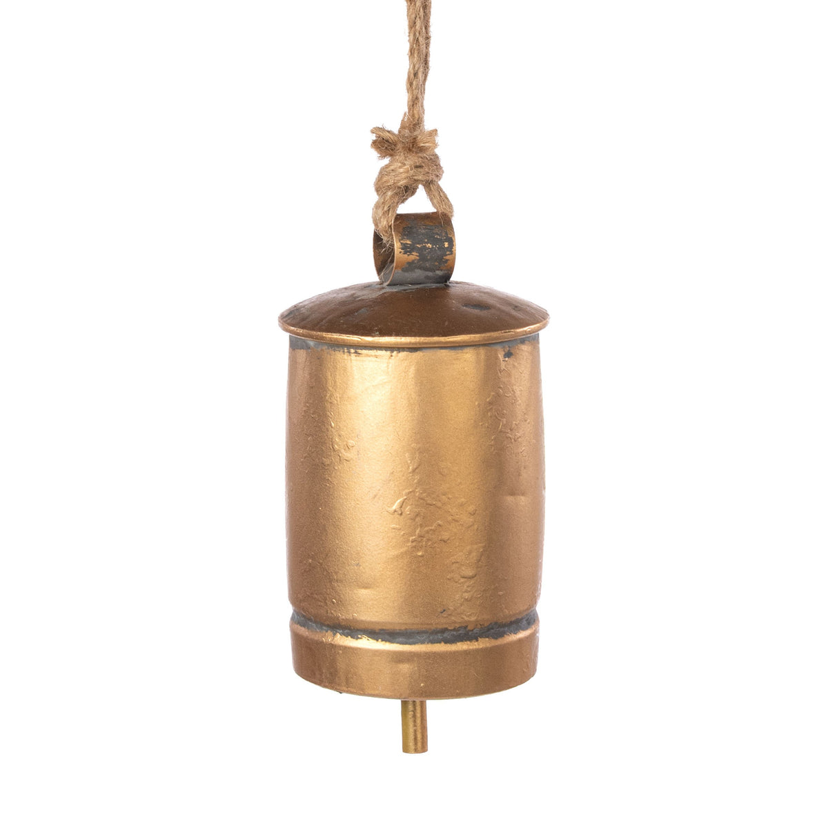 6" Barrel Bell Ornament: Antique Gold Item Number: 571001