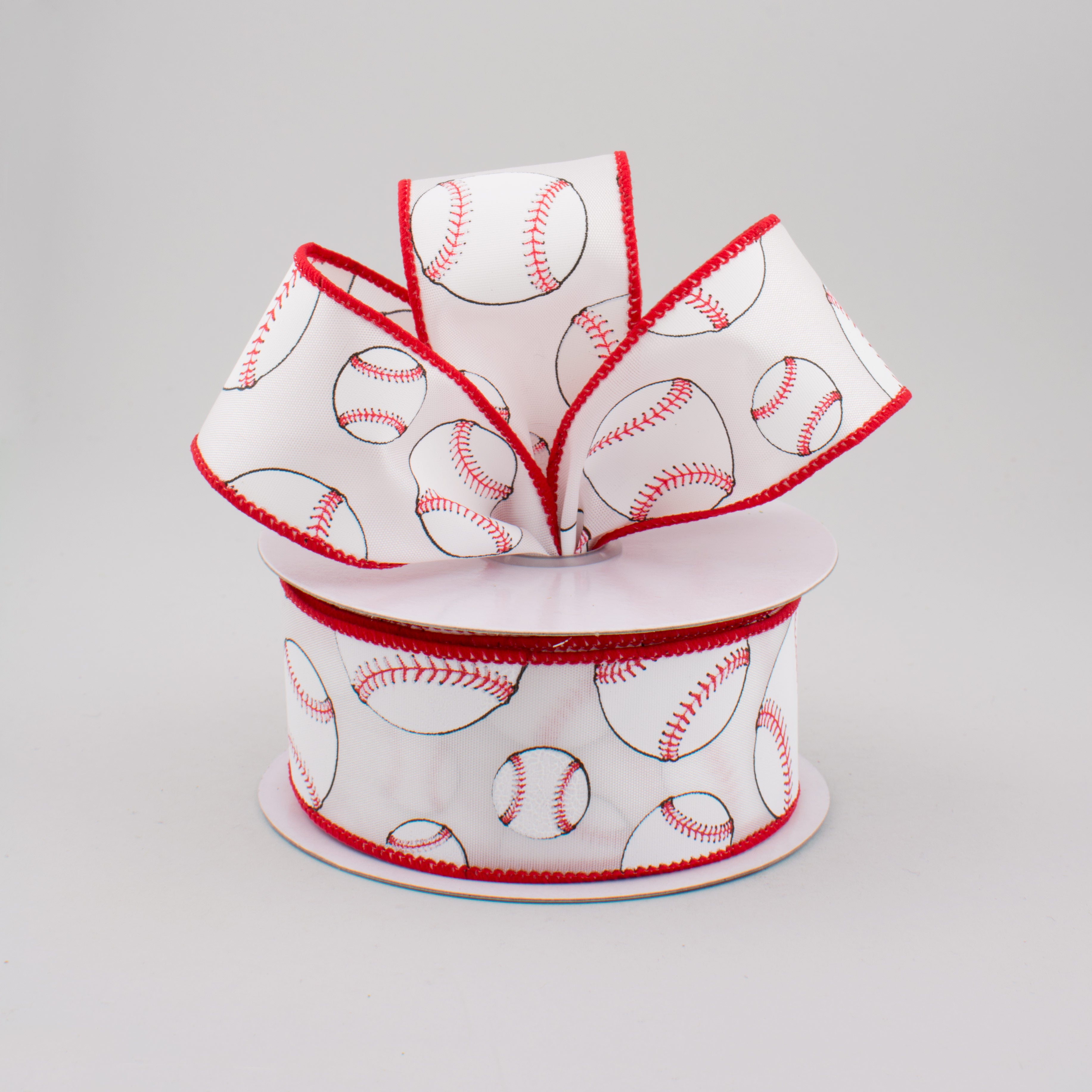 1.5" Baseball Ribbon (10 Yards) Lifestyle Photo