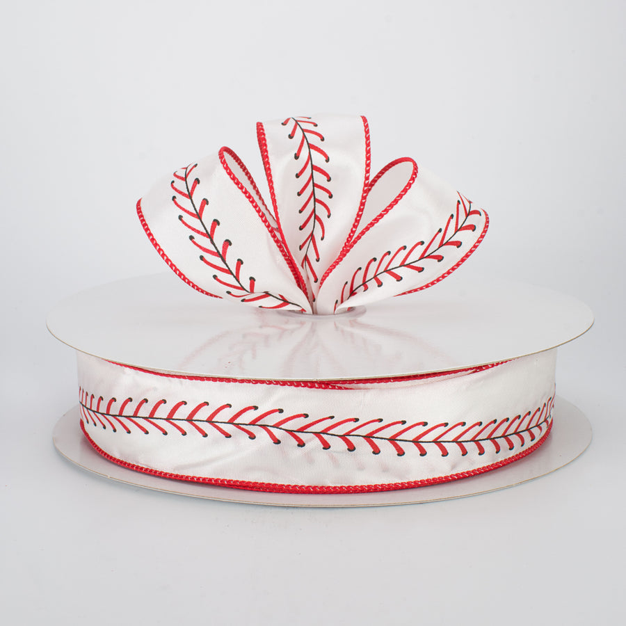 1.5" Baseball Stitching Ribbon (50 Yards) Lifestyle Photo