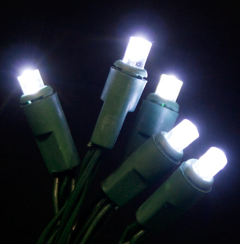 Battery Light Strand: 10 LED White Item Number: 08600