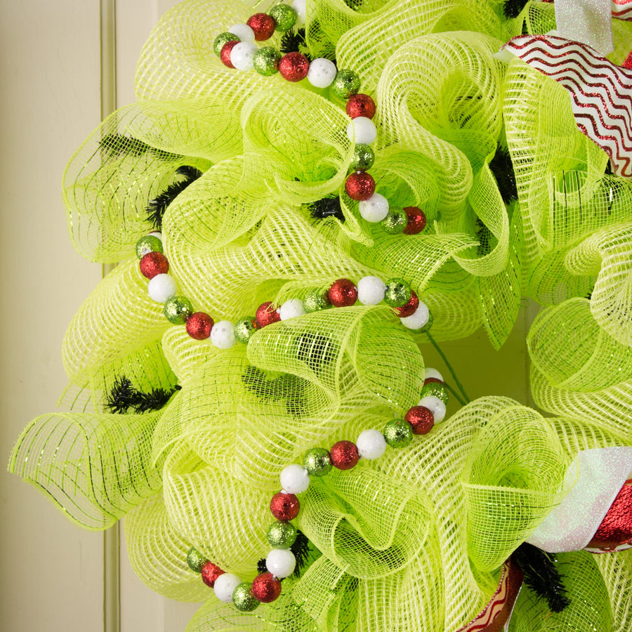 Beaded Glitter Ball Spray: Christmas (28") Lifestyle Photo