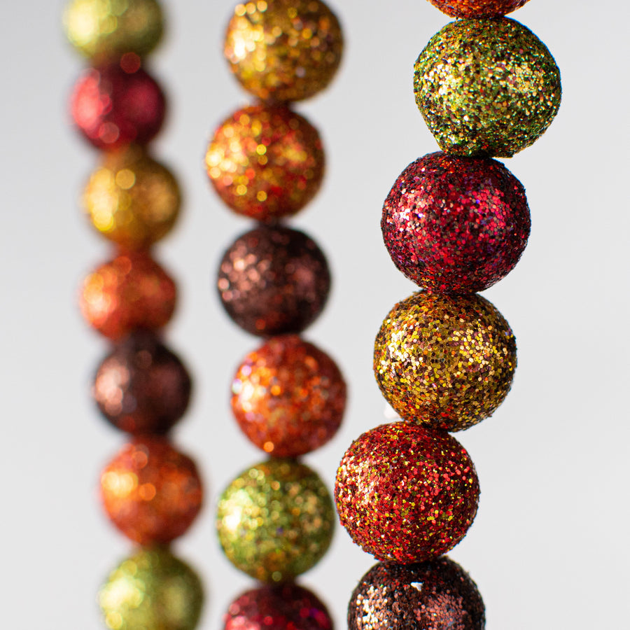 Beaded Glitter Ball Spray: Harvest (25") Lifestyle Photo