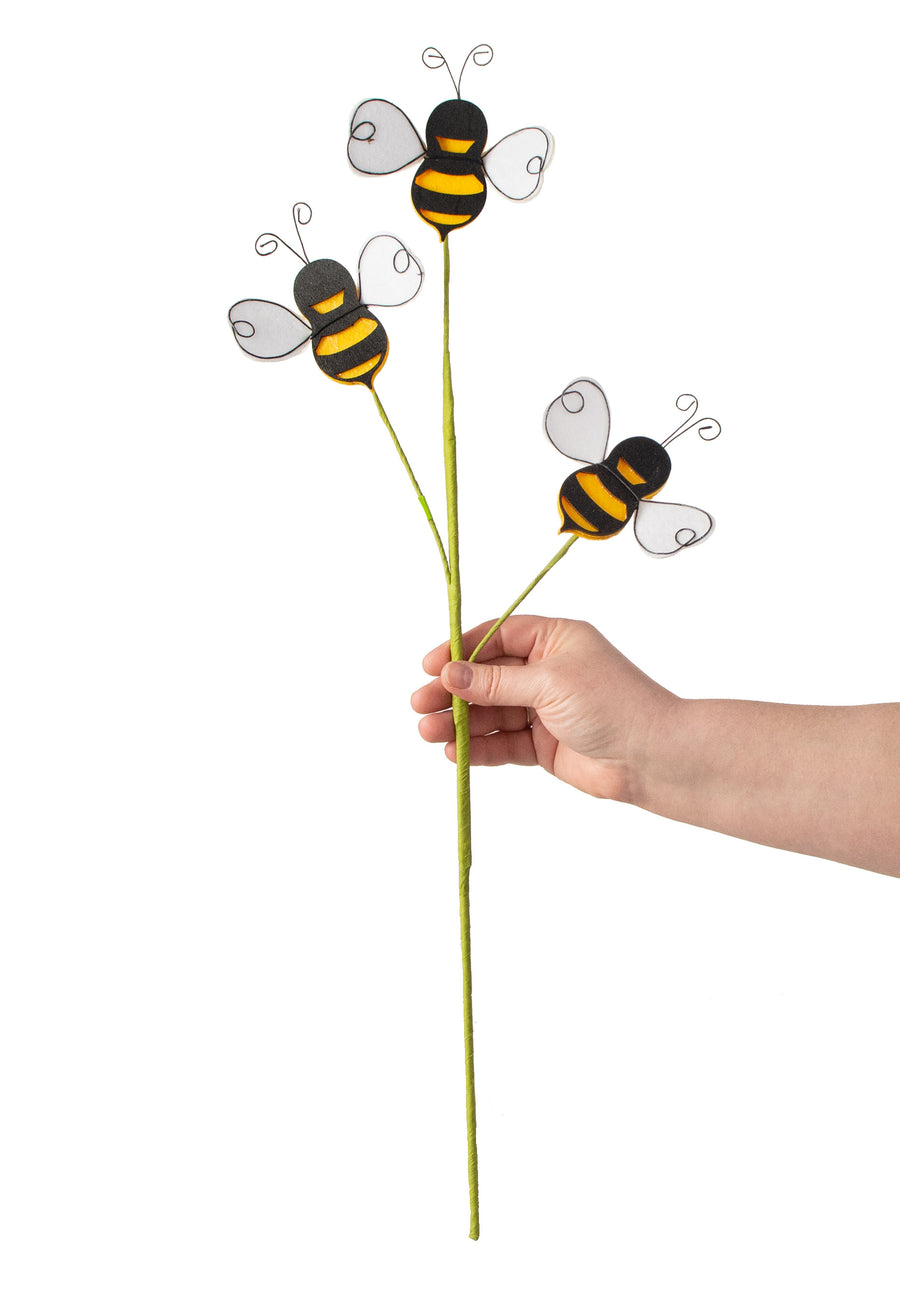 25" Bee Felt Cutout Spray detail photo 3