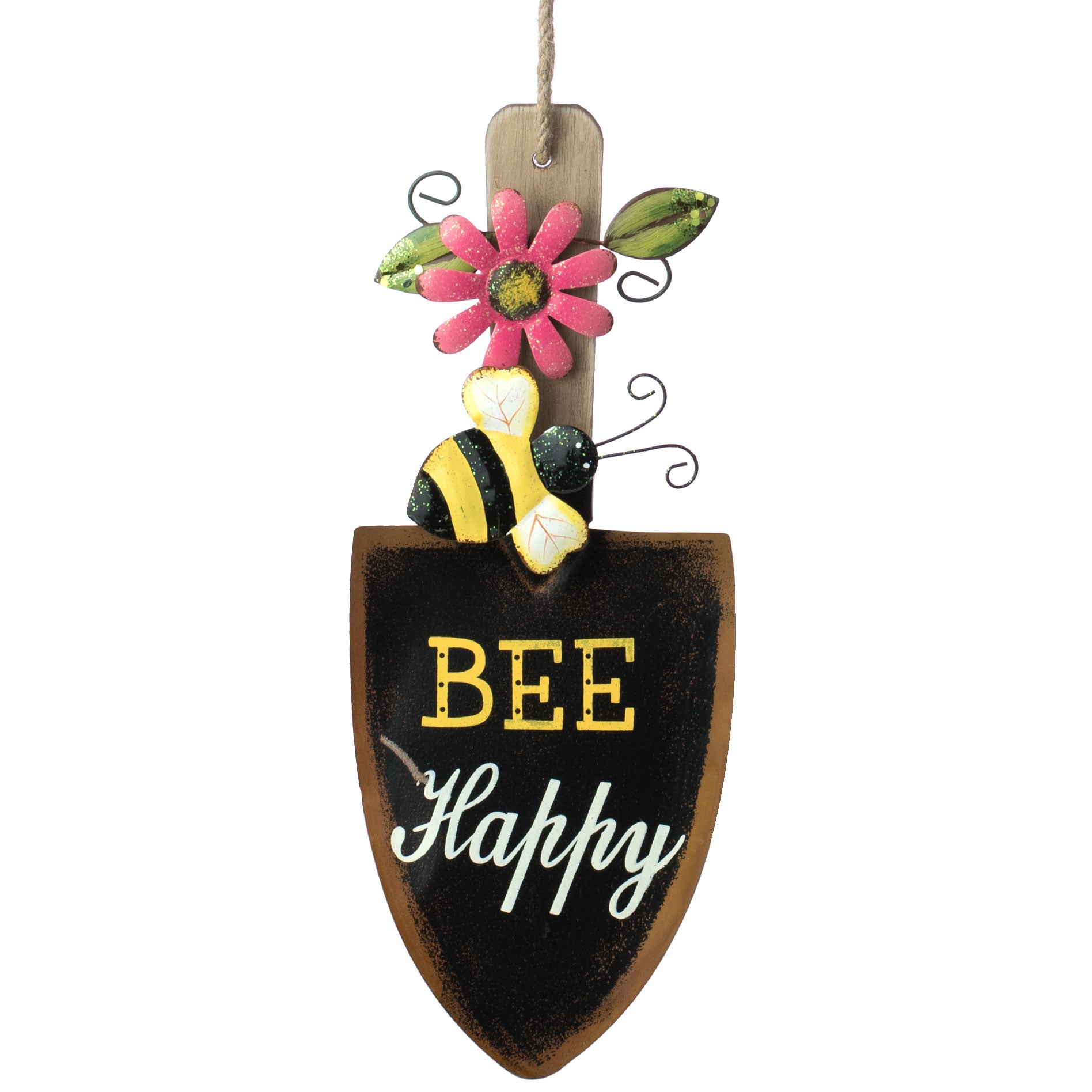13.5" Bee Happy Shovel Sign Item Number: 62195SP