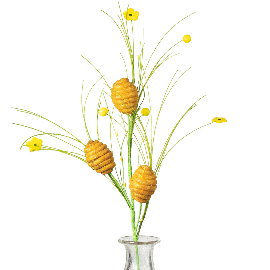 28" Bee Hive Daisy Spray Item Number: 62656BN