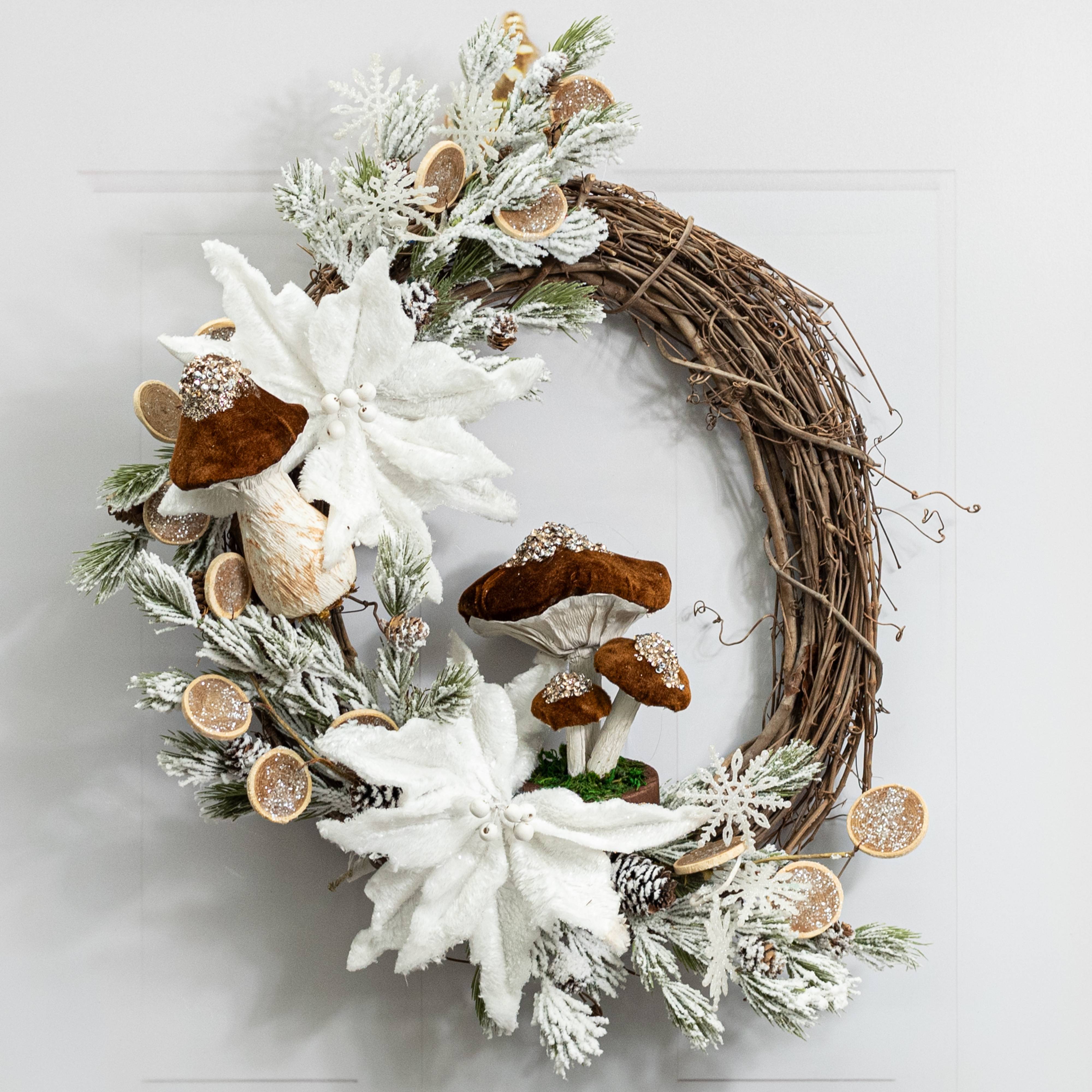 7" Bejeweled Mushroom Patch Ornament Lifestyle Photo